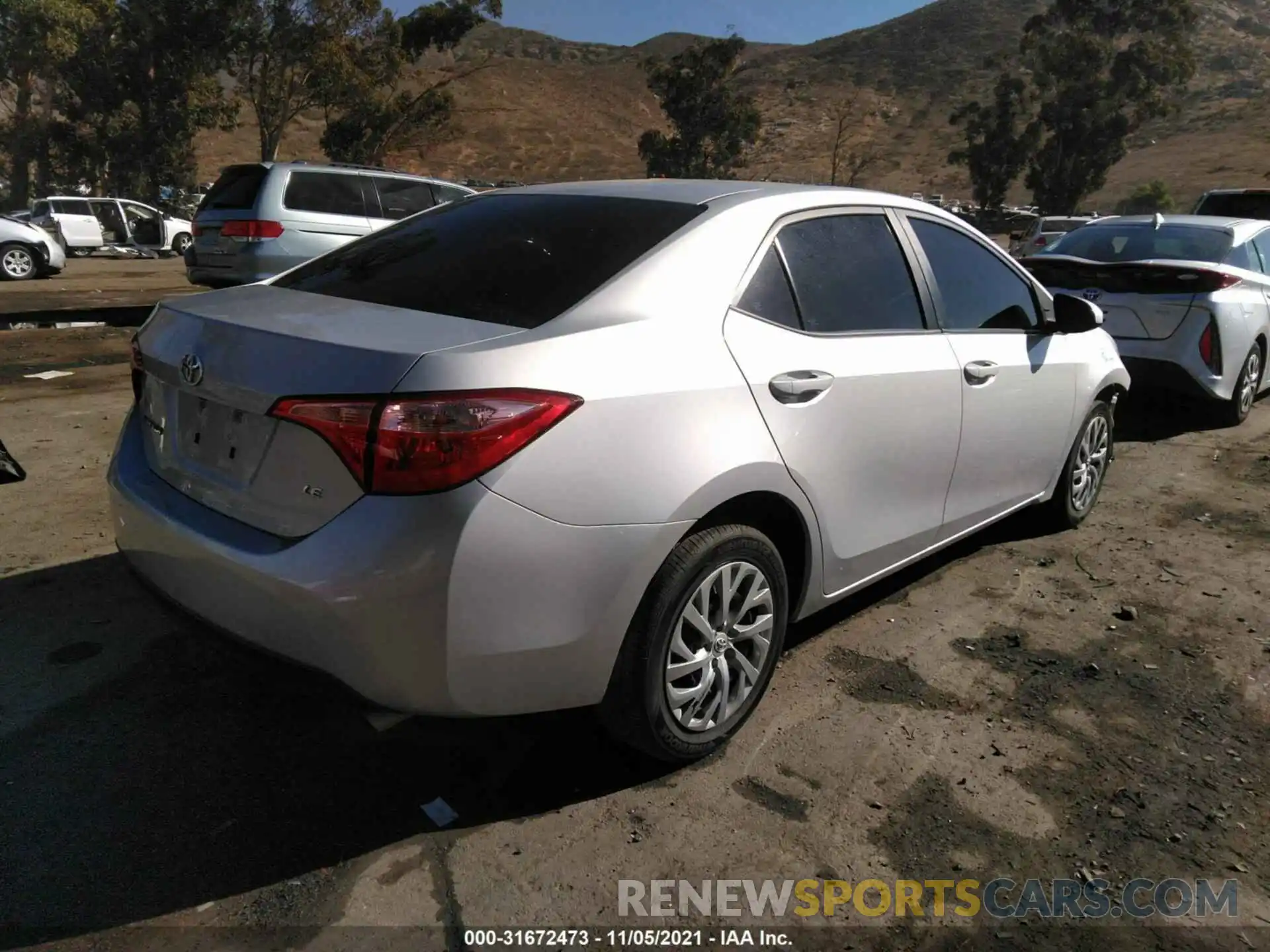 4 Photograph of a damaged car 2T1BURHE0KC200127 TOYOTA COROLLA 2019