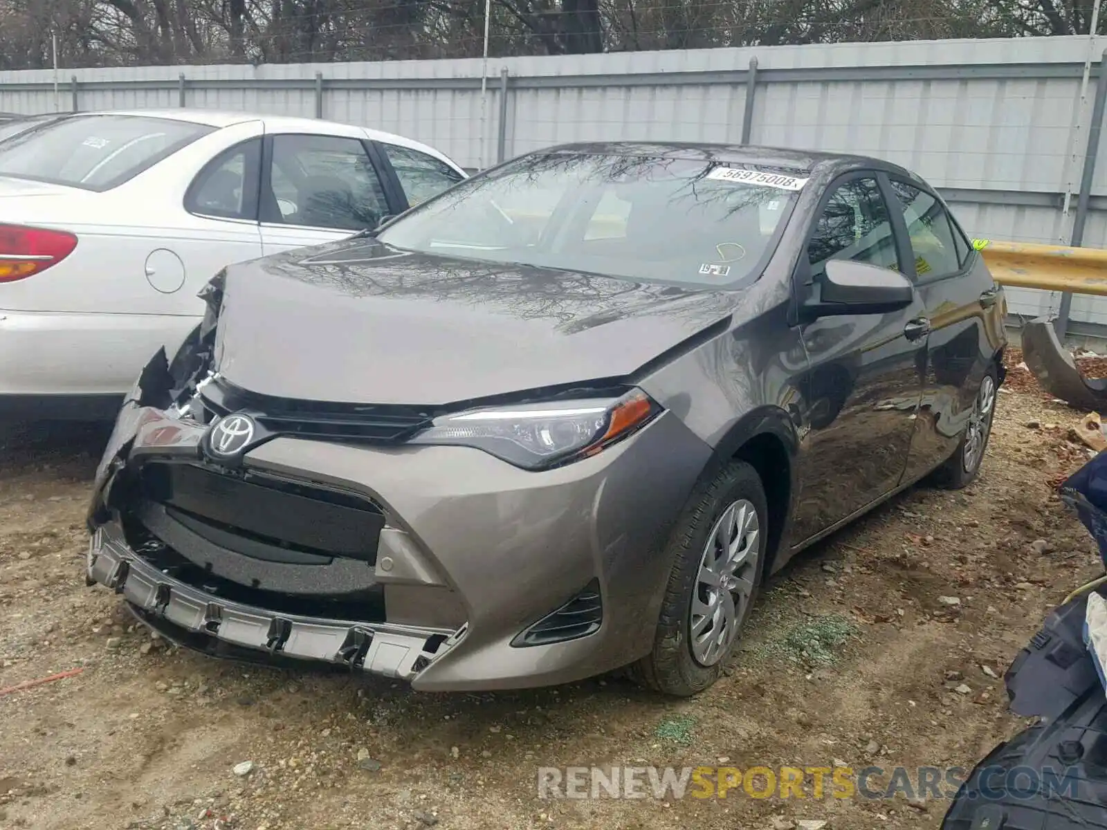 2 Photograph of a damaged car 2T1BURHE0KC200130 TOYOTA COROLLA 2019