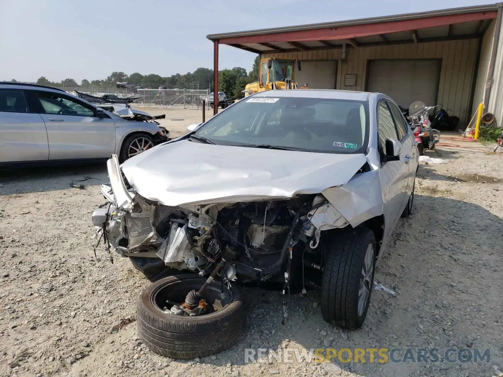 2 Photograph of a damaged car 2T1BURHE0KC200399 TOYOTA COROLLA 2019