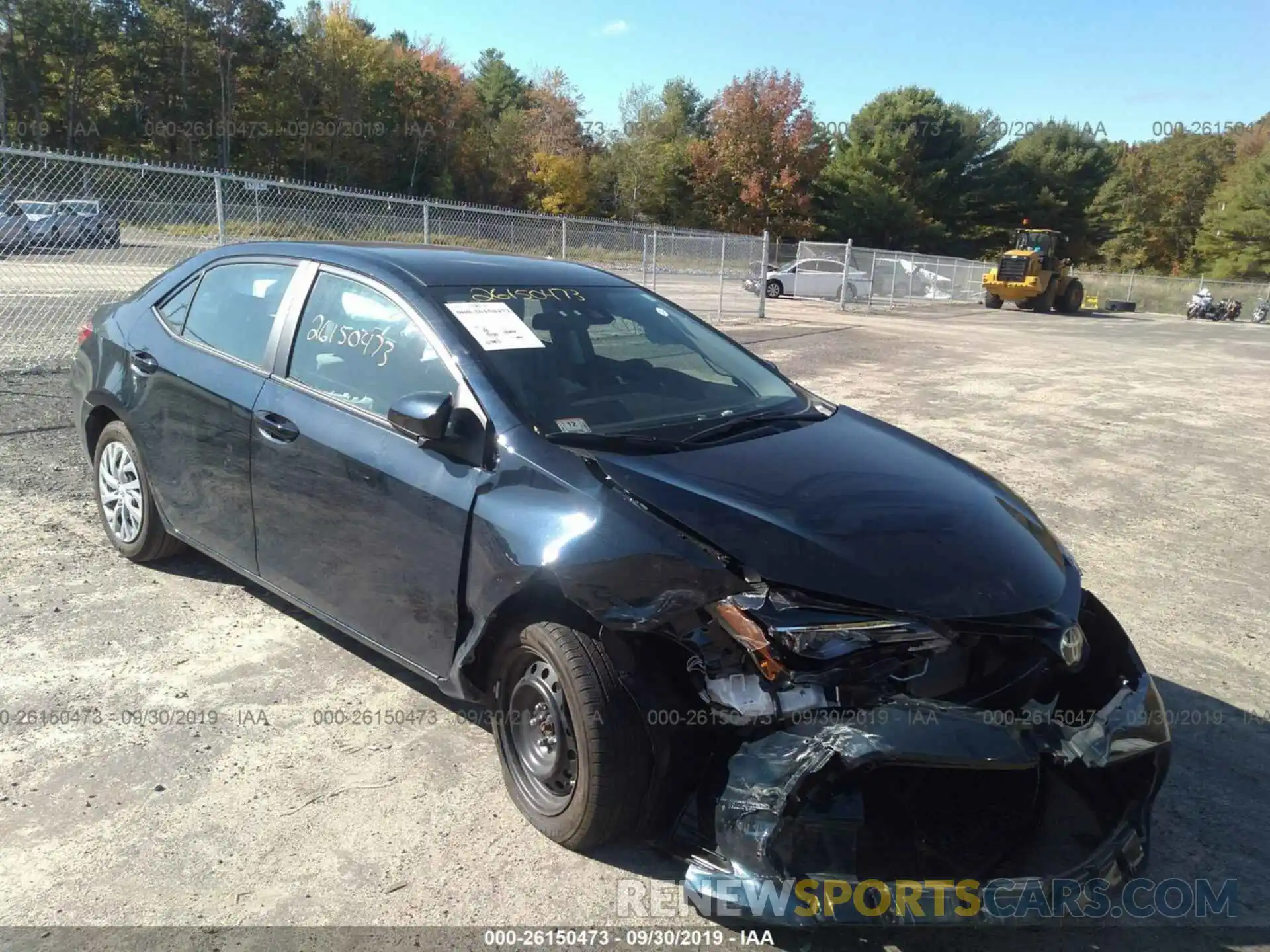 1 Photograph of a damaged car 2T1BURHE0KC200466 TOYOTA COROLLA 2019