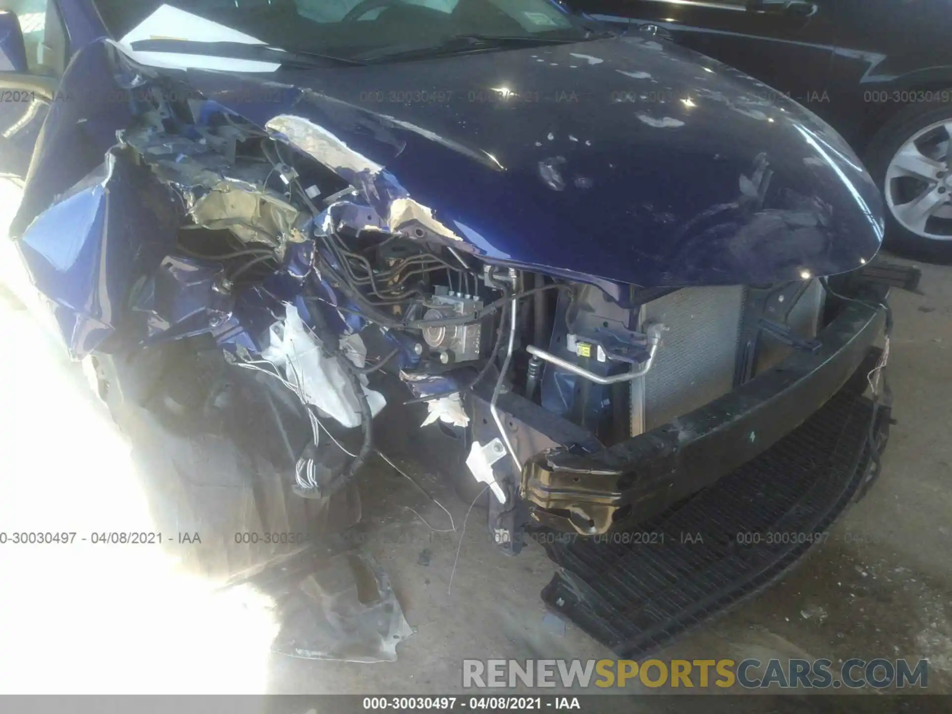 6 Фотография поврежденного автомобиля 2T1BURHE0KC201259 TOYOTA COROLLA 2019