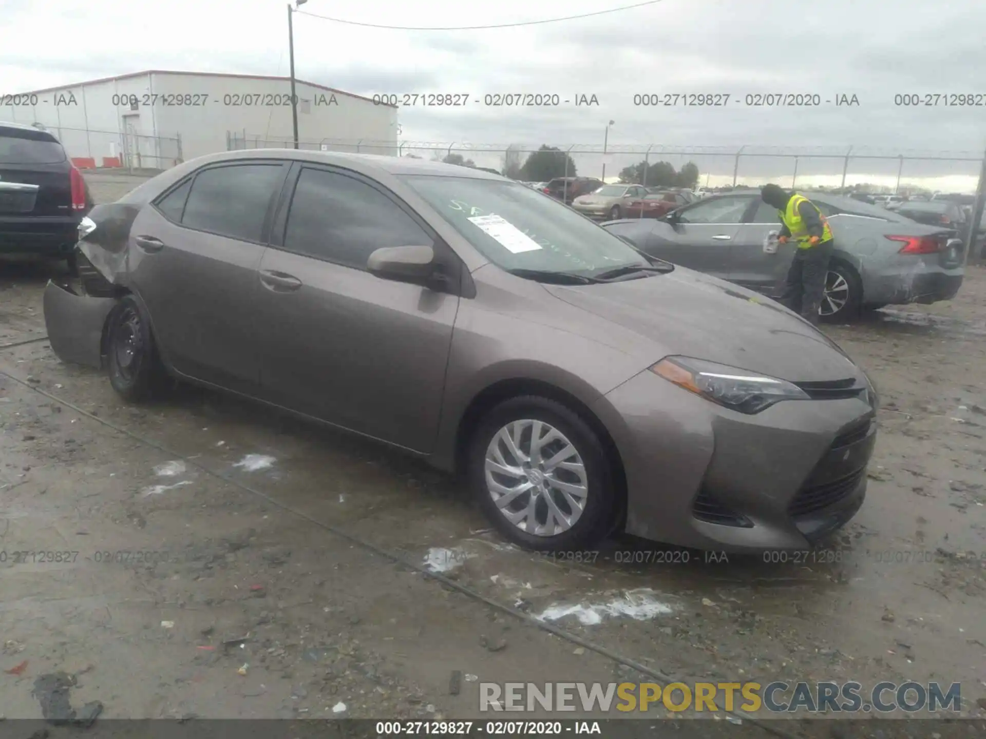 1 Photograph of a damaged car 2T1BURHE0KC201388 TOYOTA COROLLA 2019