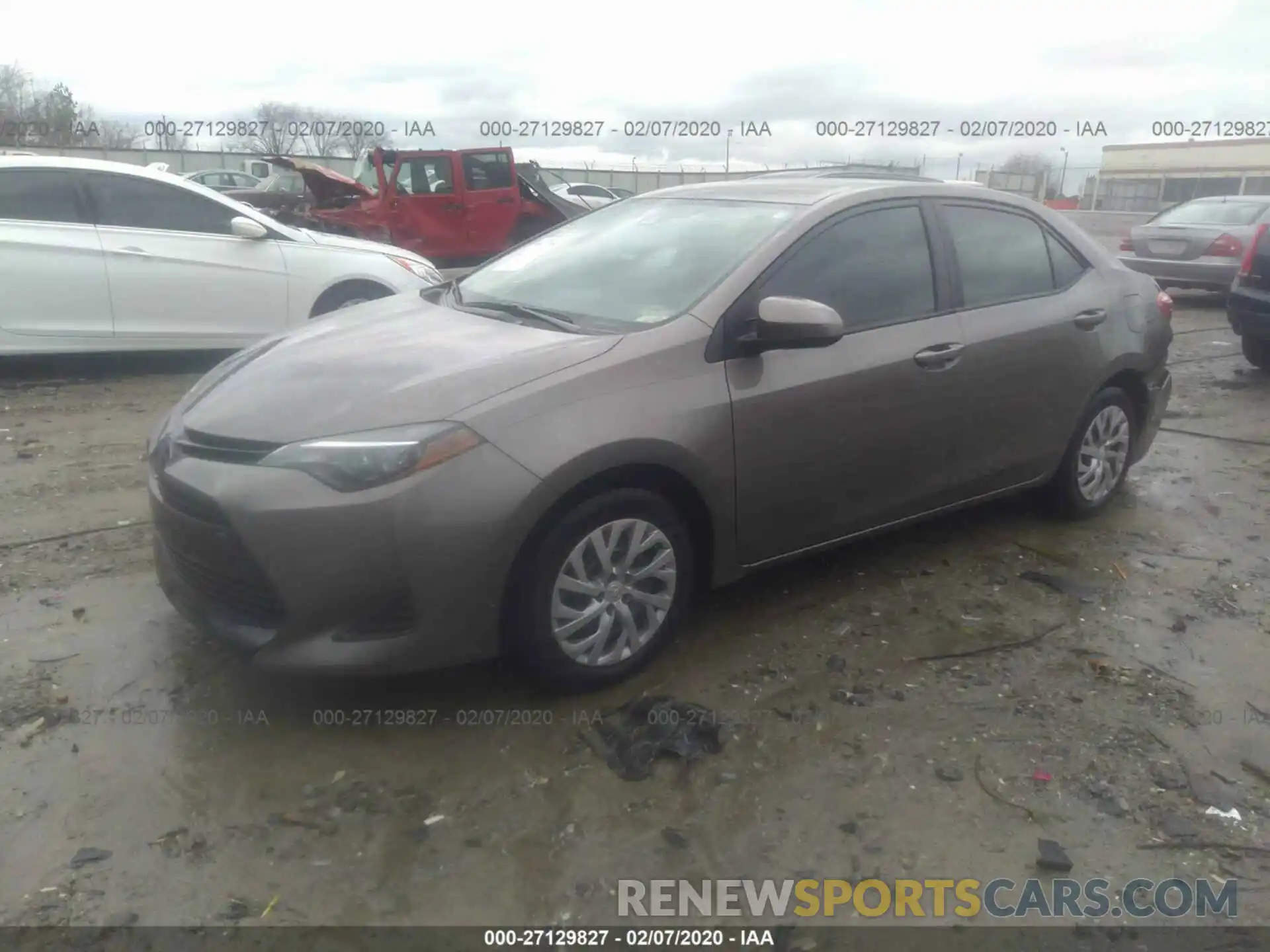 2 Photograph of a damaged car 2T1BURHE0KC201388 TOYOTA COROLLA 2019