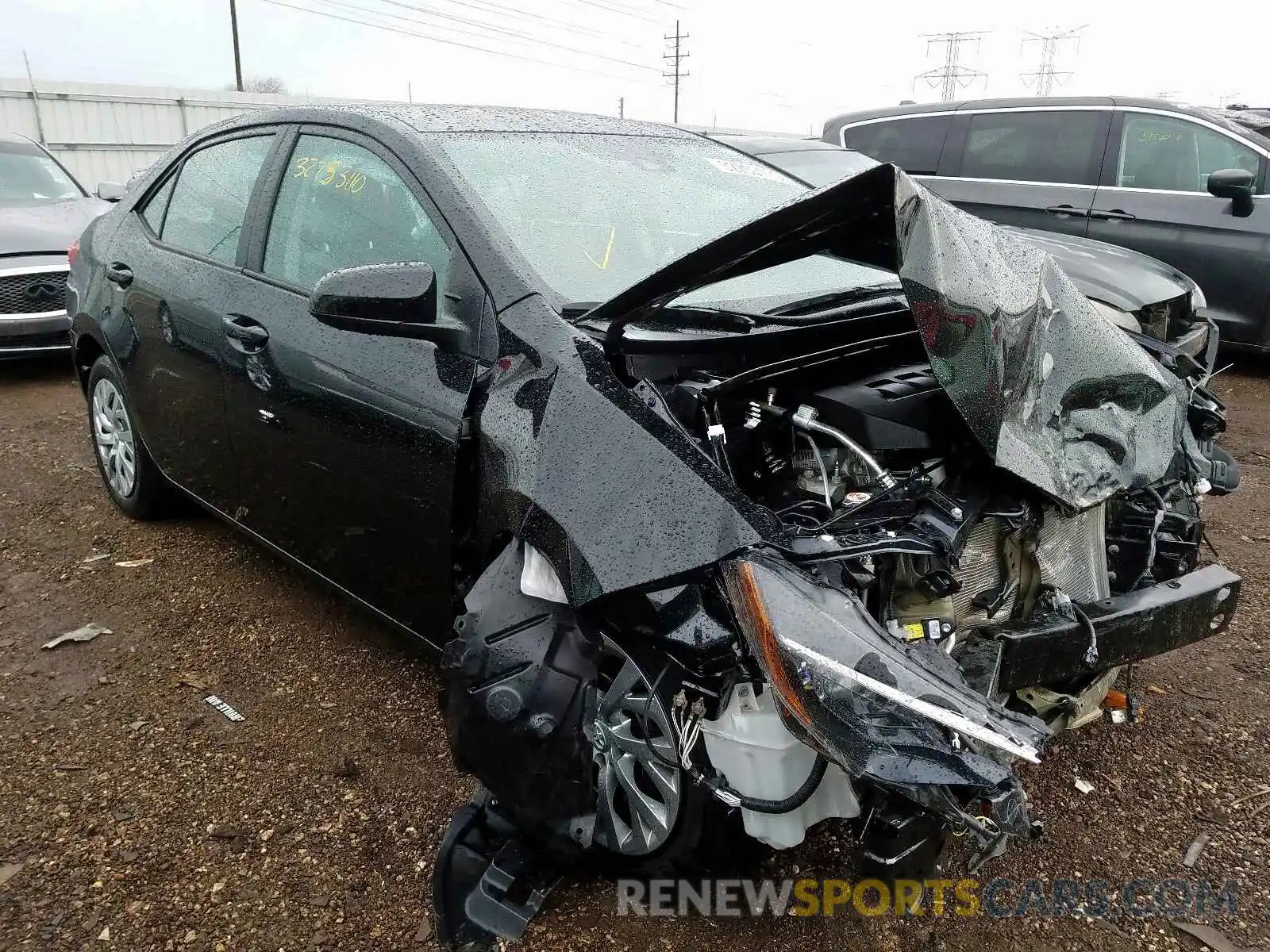 1 Photograph of a damaged car 2T1BURHE0KC201410 TOYOTA COROLLA 2019