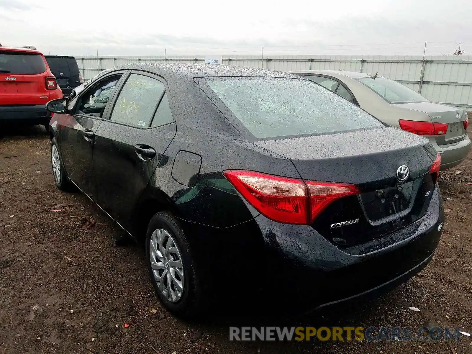 3 Photograph of a damaged car 2T1BURHE0KC201410 TOYOTA COROLLA 2019