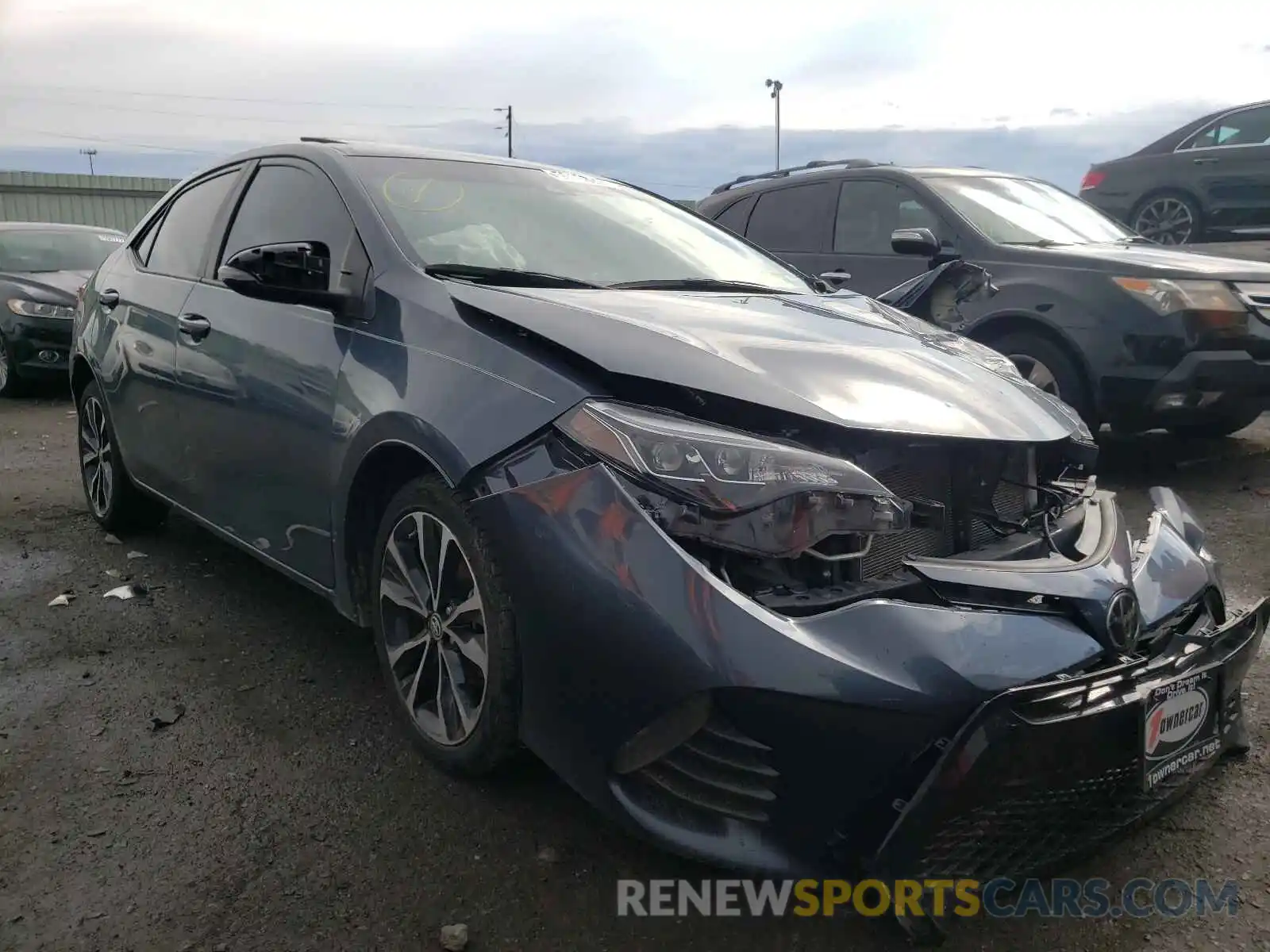 1 Photograph of a damaged car 2T1BURHE0KC202833 TOYOTA COROLLA 2019