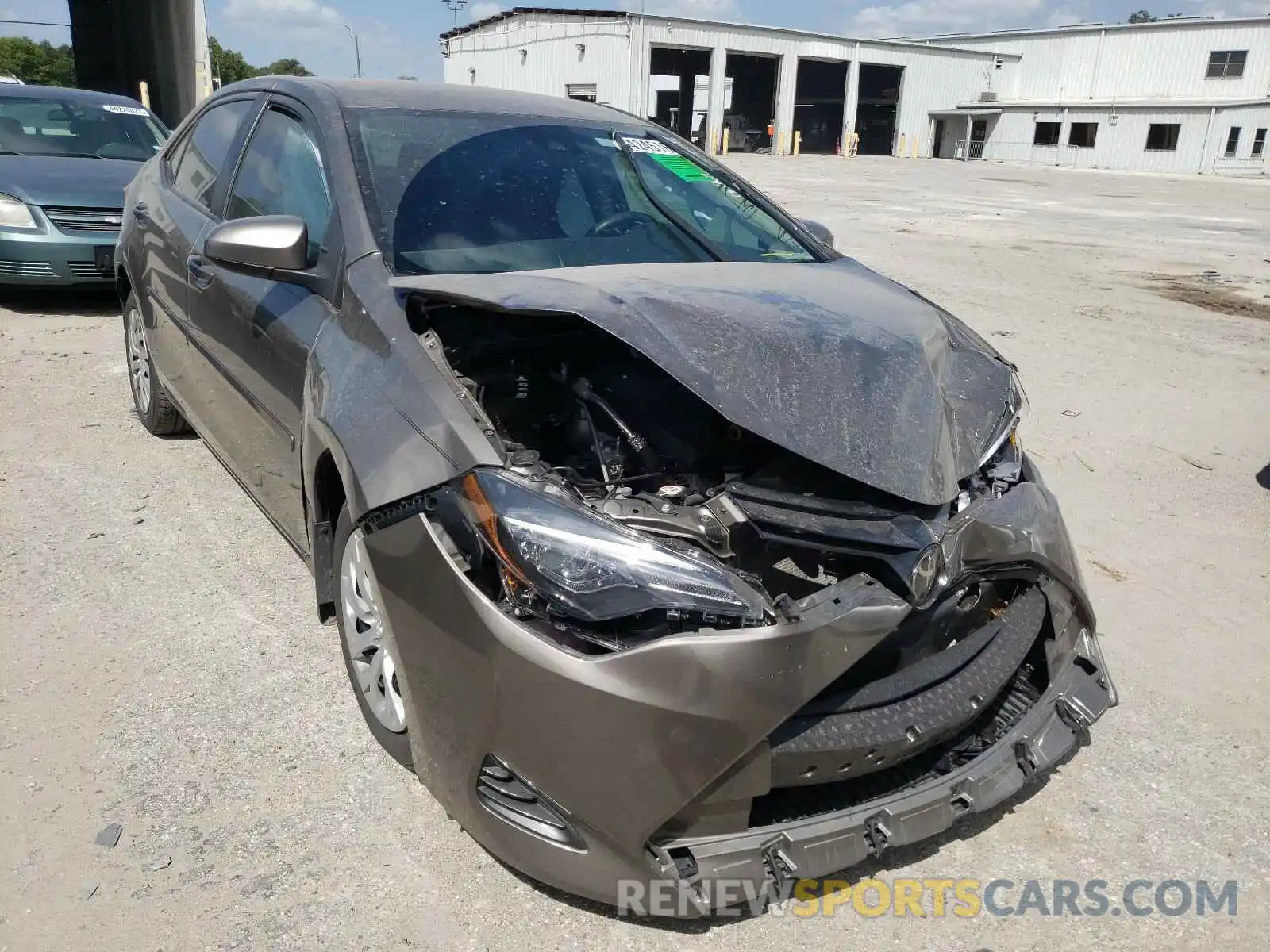 1 Photograph of a damaged car 2T1BURHE0KC203304 TOYOTA COROLLA 2019