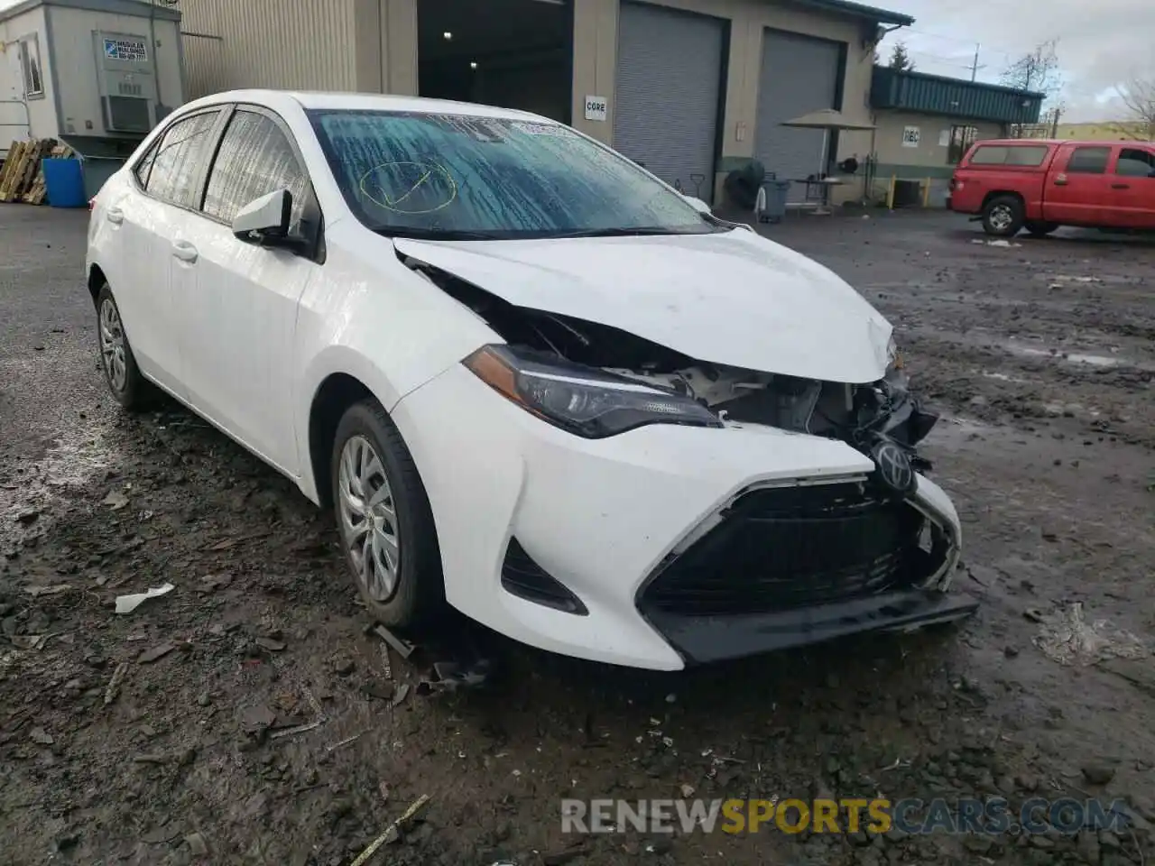 1 Photograph of a damaged car 2T1BURHE0KC203593 TOYOTA COROLLA 2019