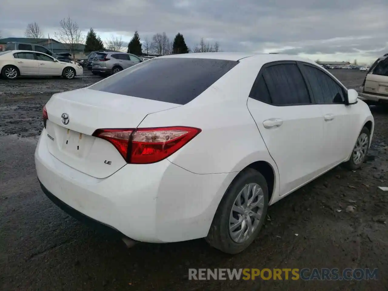 4 Photograph of a damaged car 2T1BURHE0KC203593 TOYOTA COROLLA 2019