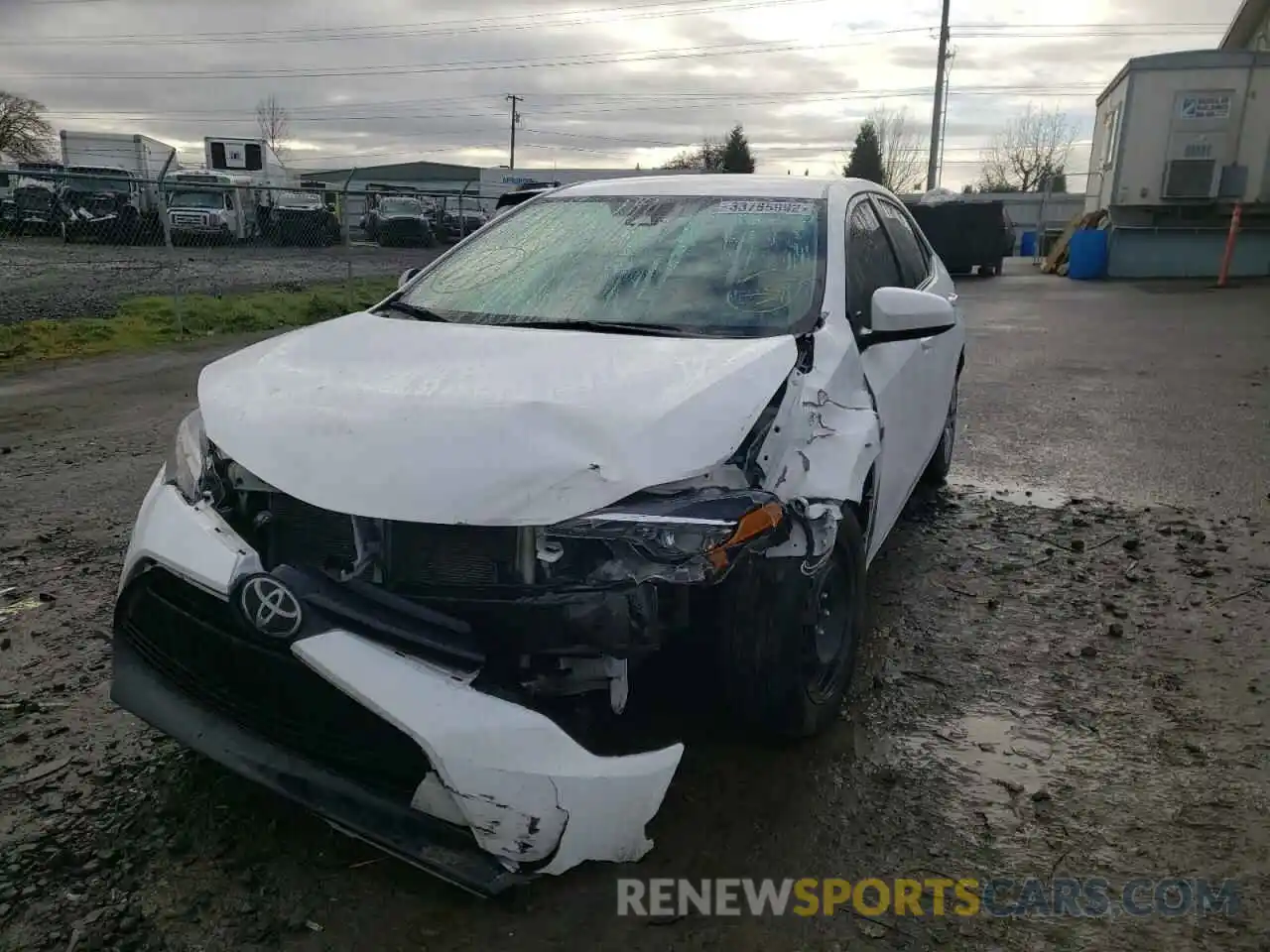 9 Photograph of a damaged car 2T1BURHE0KC203593 TOYOTA COROLLA 2019