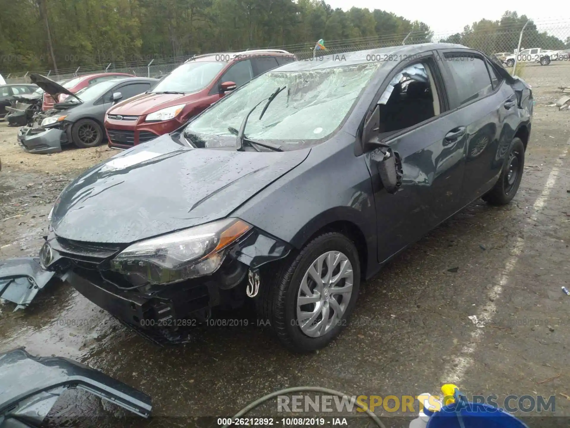 2 Photograph of a damaged car 2T1BURHE0KC204260 TOYOTA COROLLA 2019