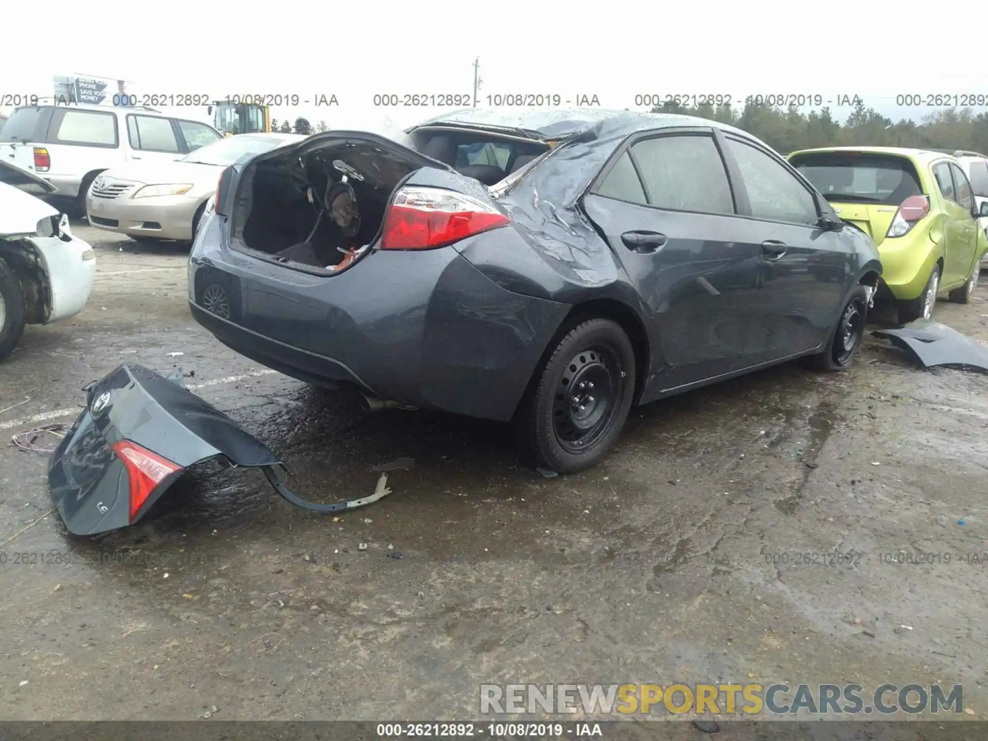 4 Фотография поврежденного автомобиля 2T1BURHE0KC204260 TOYOTA COROLLA 2019