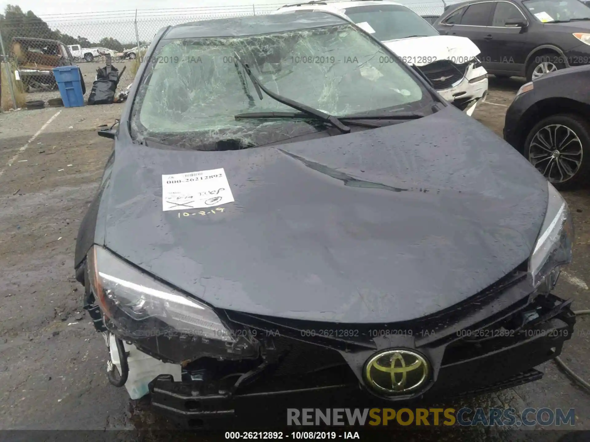 6 Photograph of a damaged car 2T1BURHE0KC204260 TOYOTA COROLLA 2019