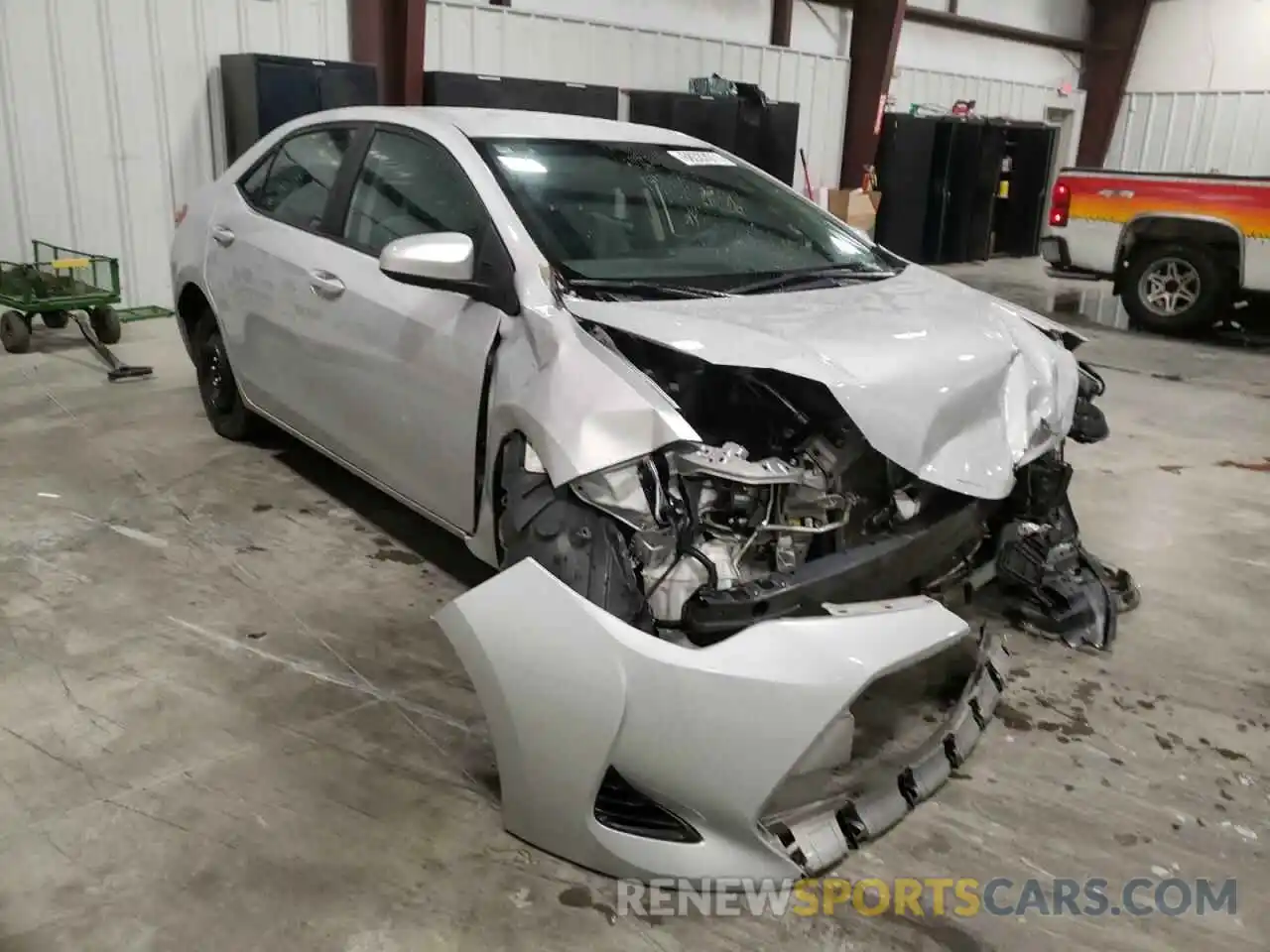 1 Photograph of a damaged car 2T1BURHE0KC206249 TOYOTA COROLLA 2019