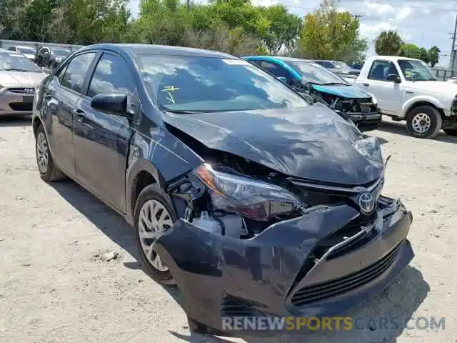 1 Photograph of a damaged car 2T1BURHE0KC206252 TOYOTA COROLLA 2019