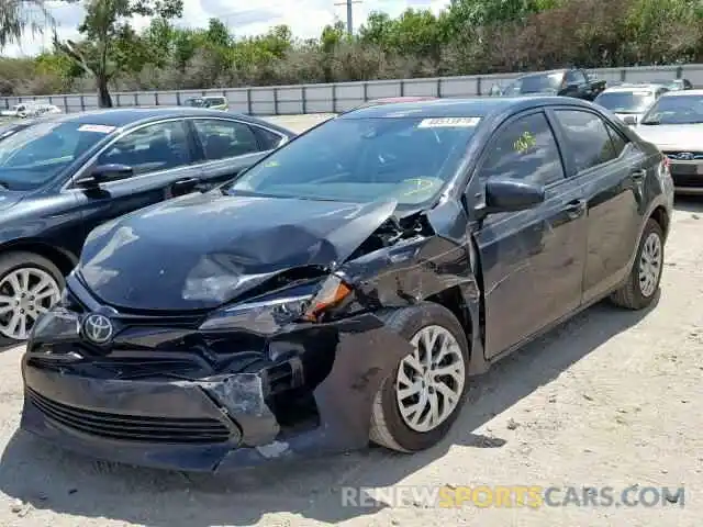 2 Photograph of a damaged car 2T1BURHE0KC206252 TOYOTA COROLLA 2019