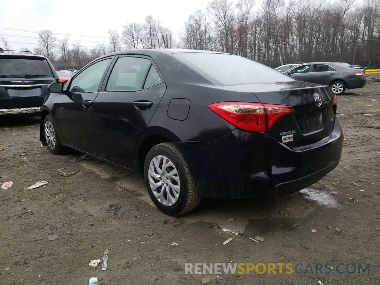 3 Photograph of a damaged car 2T1BURHE0KC206851 TOYOTA COROLLA 2019