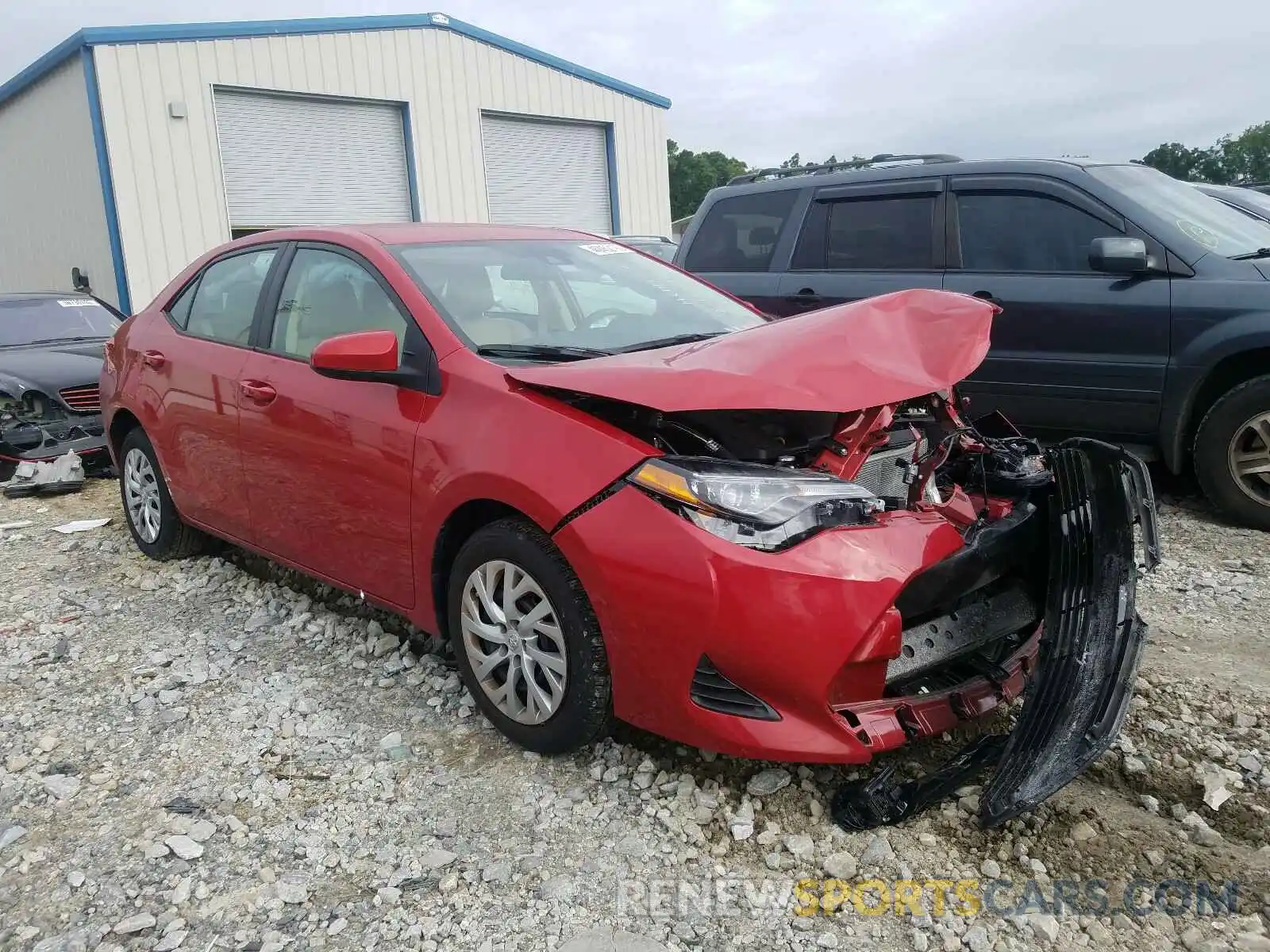 1 Photograph of a damaged car 2T1BURHE0KC206915 TOYOTA COROLLA 2019