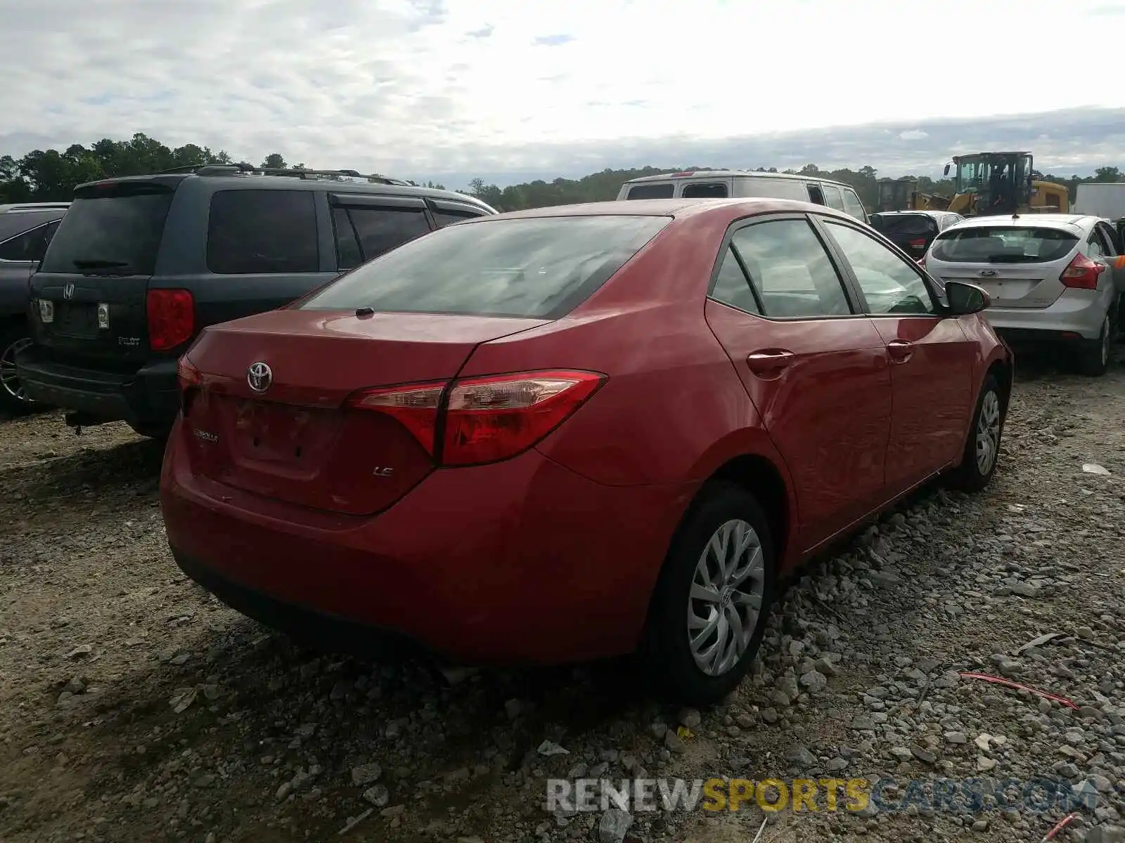 4 Photograph of a damaged car 2T1BURHE0KC206915 TOYOTA COROLLA 2019