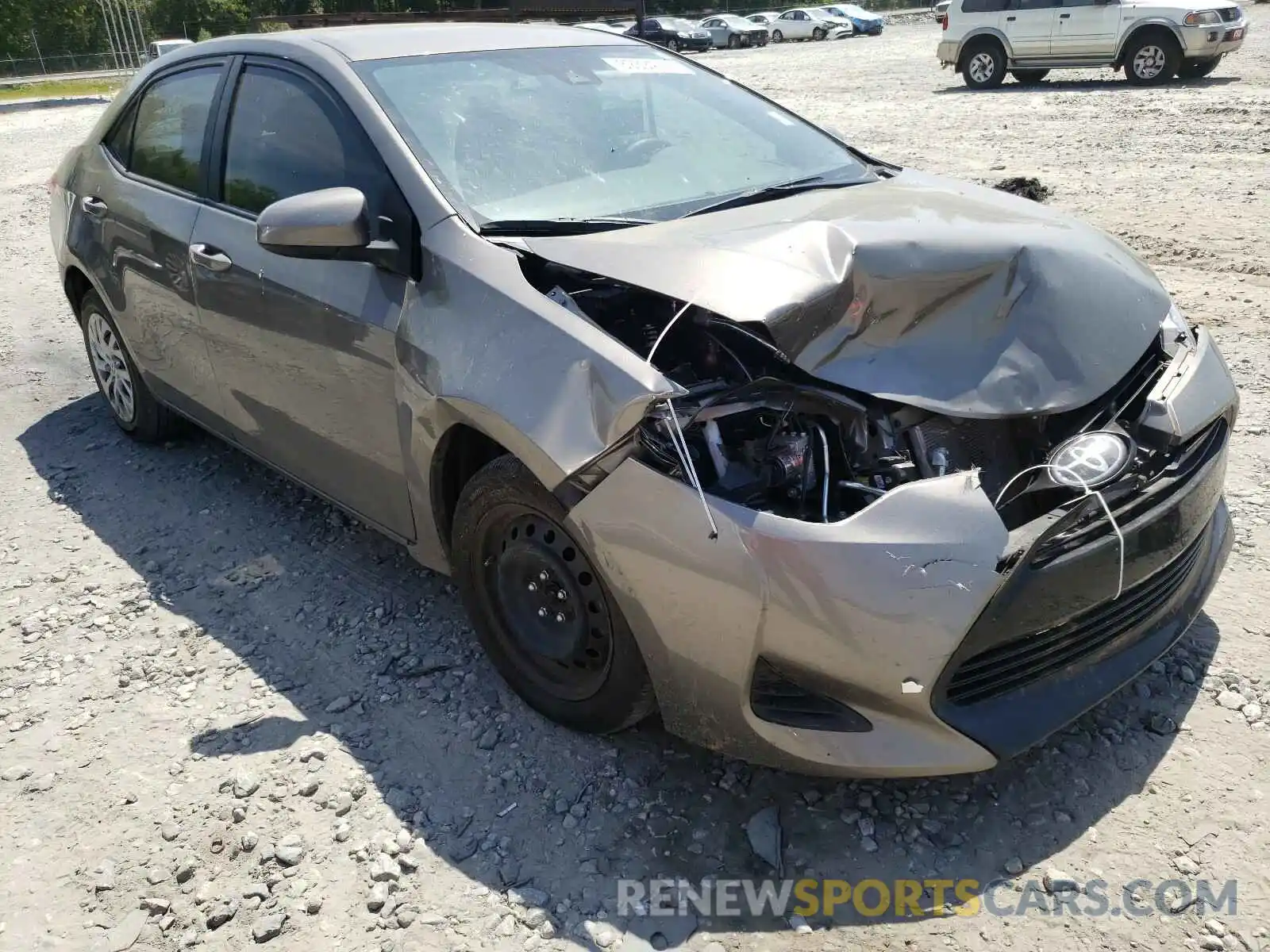 1 Photograph of a damaged car 2T1BURHE0KC207093 TOYOTA COROLLA 2019