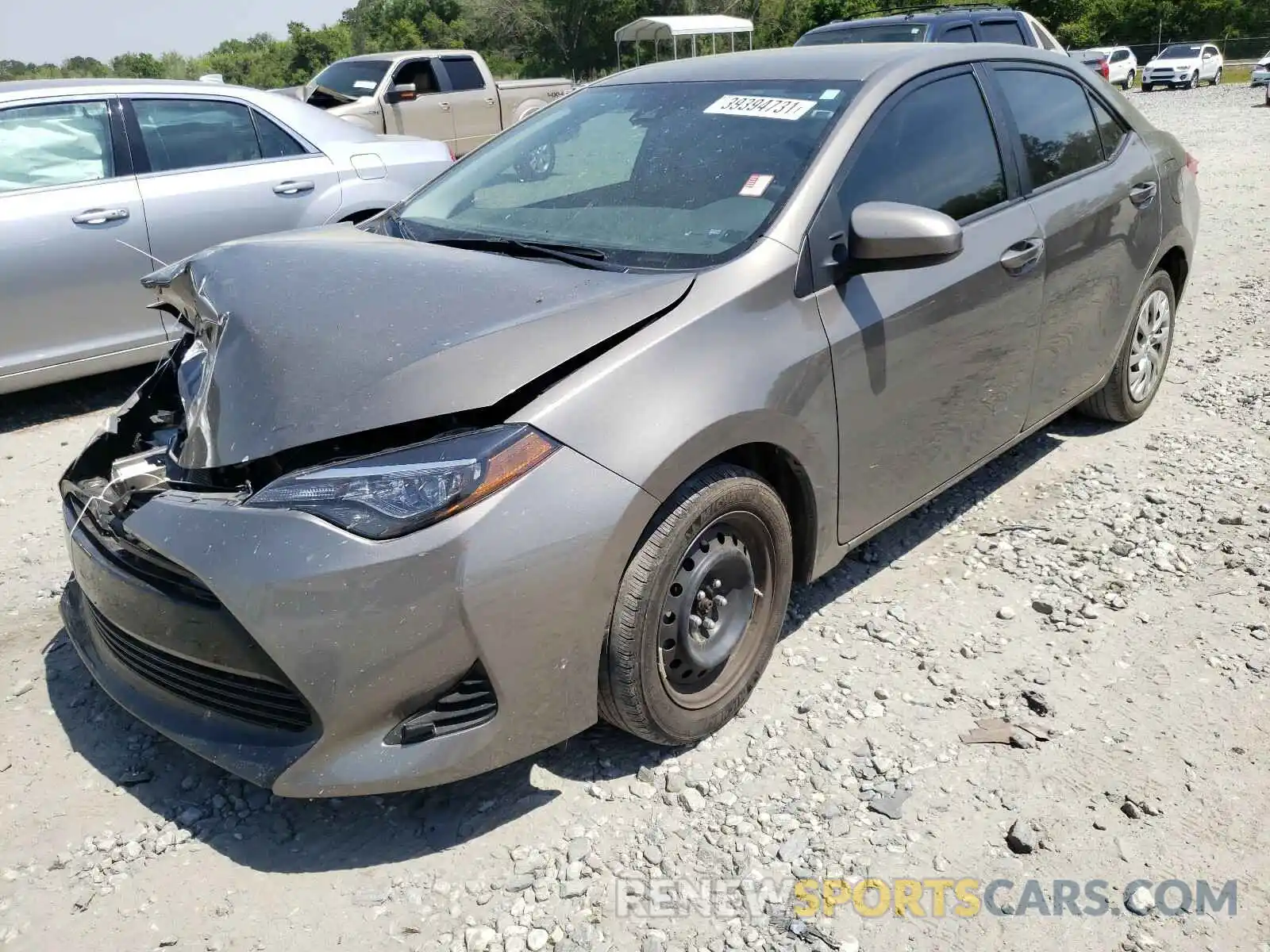 2 Photograph of a damaged car 2T1BURHE0KC207093 TOYOTA COROLLA 2019