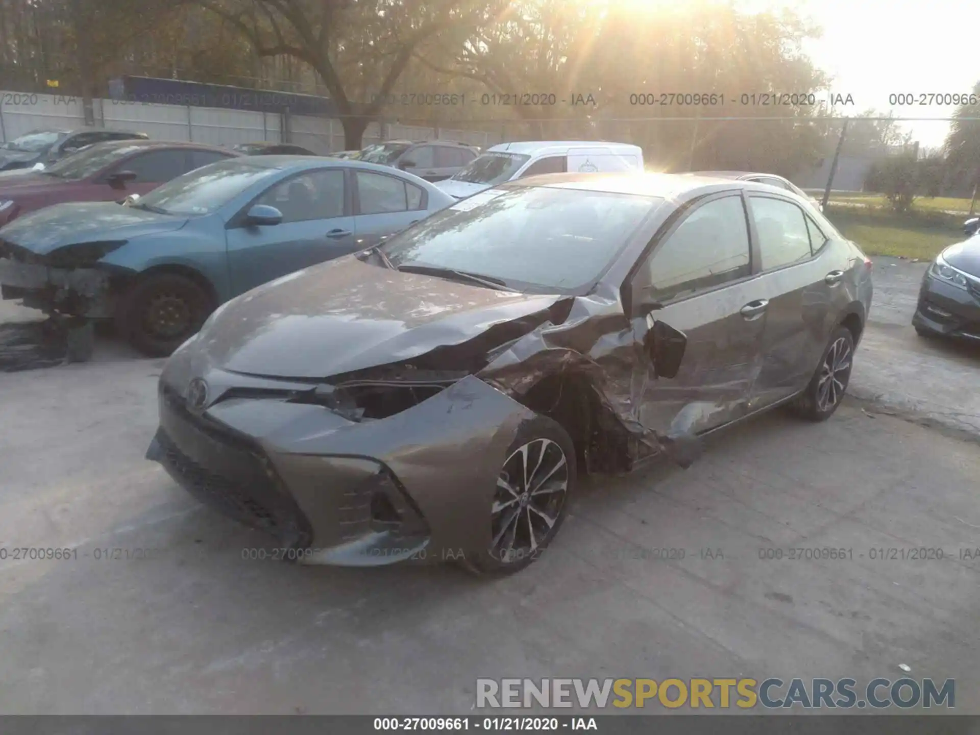 2 Photograph of a damaged car 2T1BURHE0KC207157 TOYOTA COROLLA 2019