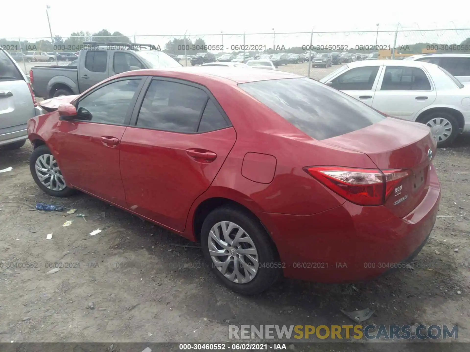 3 Photograph of a damaged car 2T1BURHE0KC207191 TOYOTA COROLLA 2019