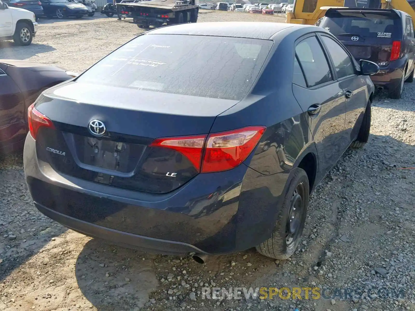 4 Photograph of a damaged car 2T1BURHE0KC207322 TOYOTA COROLLA 2019