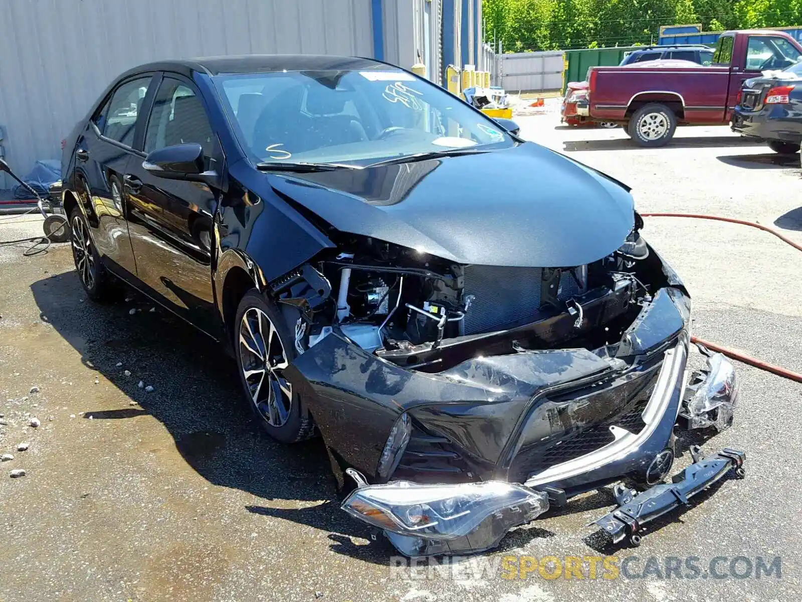 1 Photograph of a damaged car 2T1BURHE0KC207708 TOYOTA COROLLA 2019