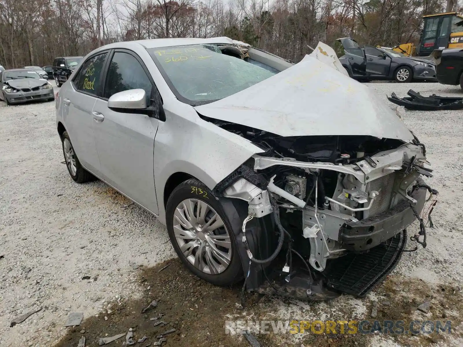 1 Photograph of a damaged car 2T1BURHE0KC207806 TOYOTA COROLLA 2019