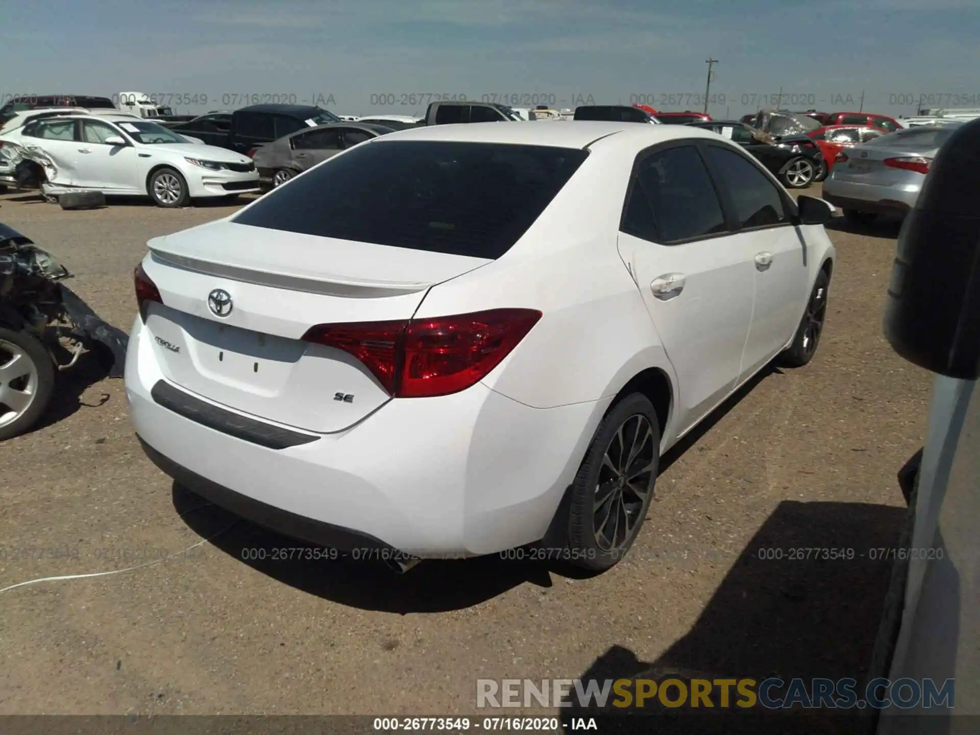 4 Photograph of a damaged car 2T1BURHE0KC207823 TOYOTA COROLLA 2019