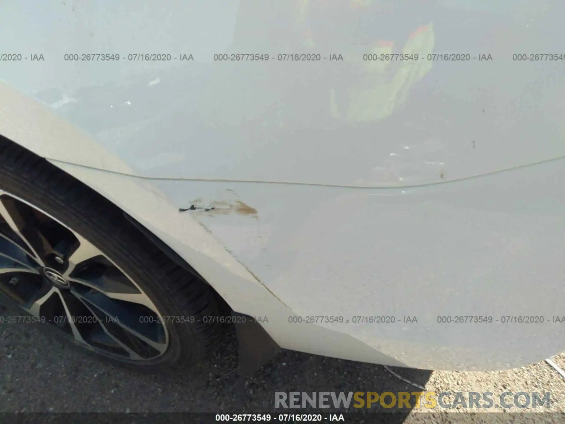 6 Photograph of a damaged car 2T1BURHE0KC207823 TOYOTA COROLLA 2019