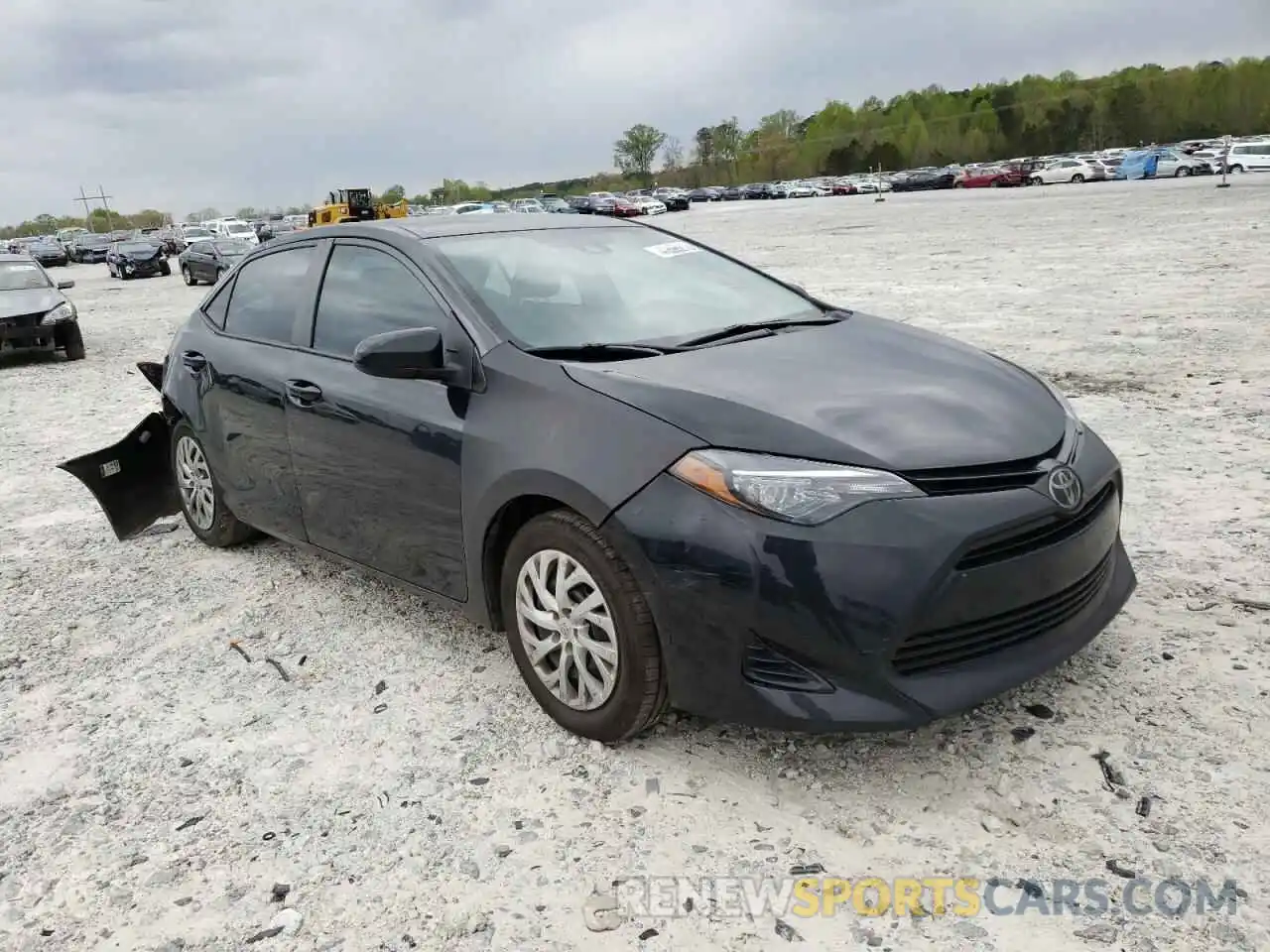 1 Photograph of a damaged car 2T1BURHE0KC207854 TOYOTA COROLLA 2019