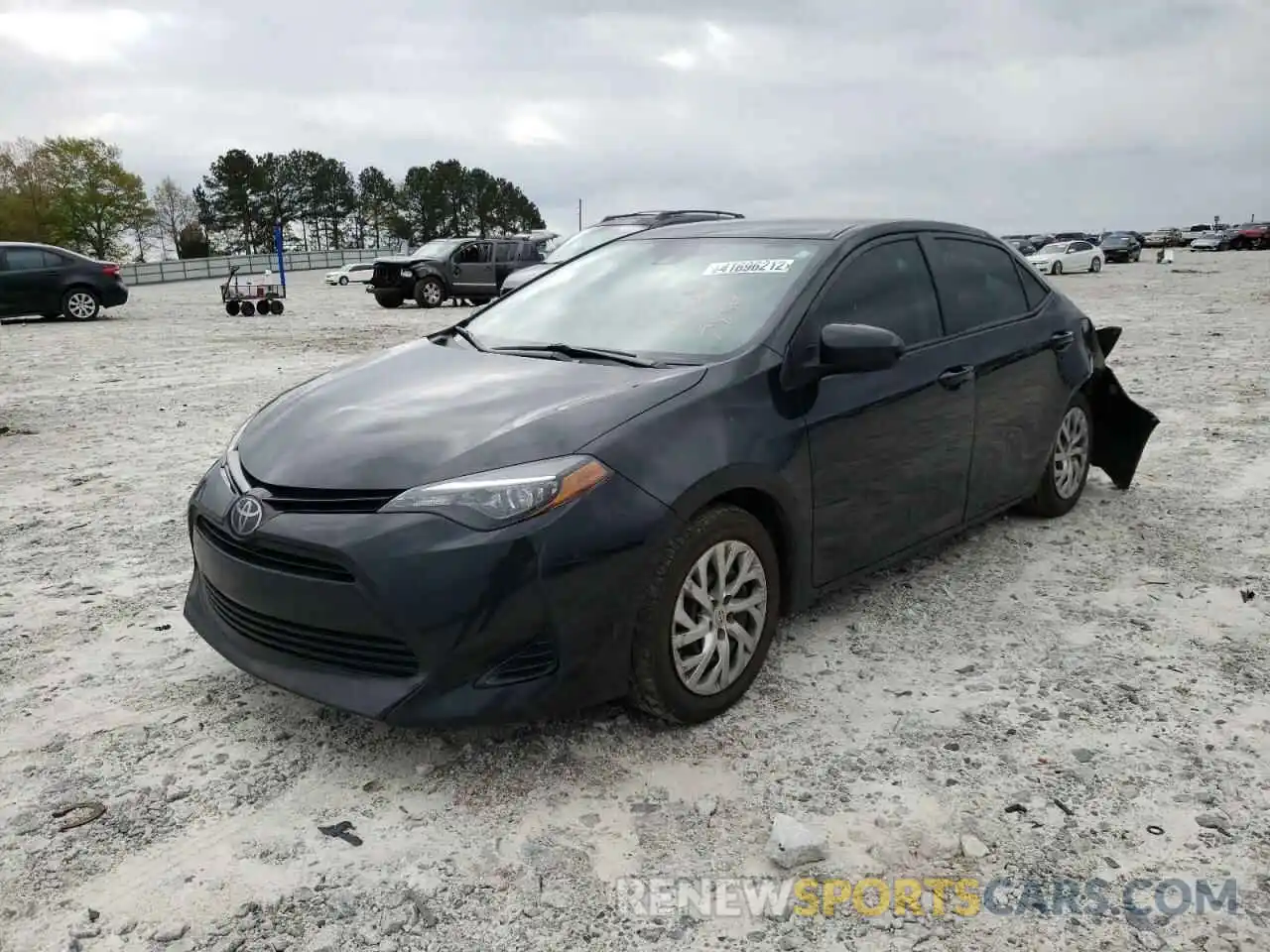 2 Photograph of a damaged car 2T1BURHE0KC207854 TOYOTA COROLLA 2019