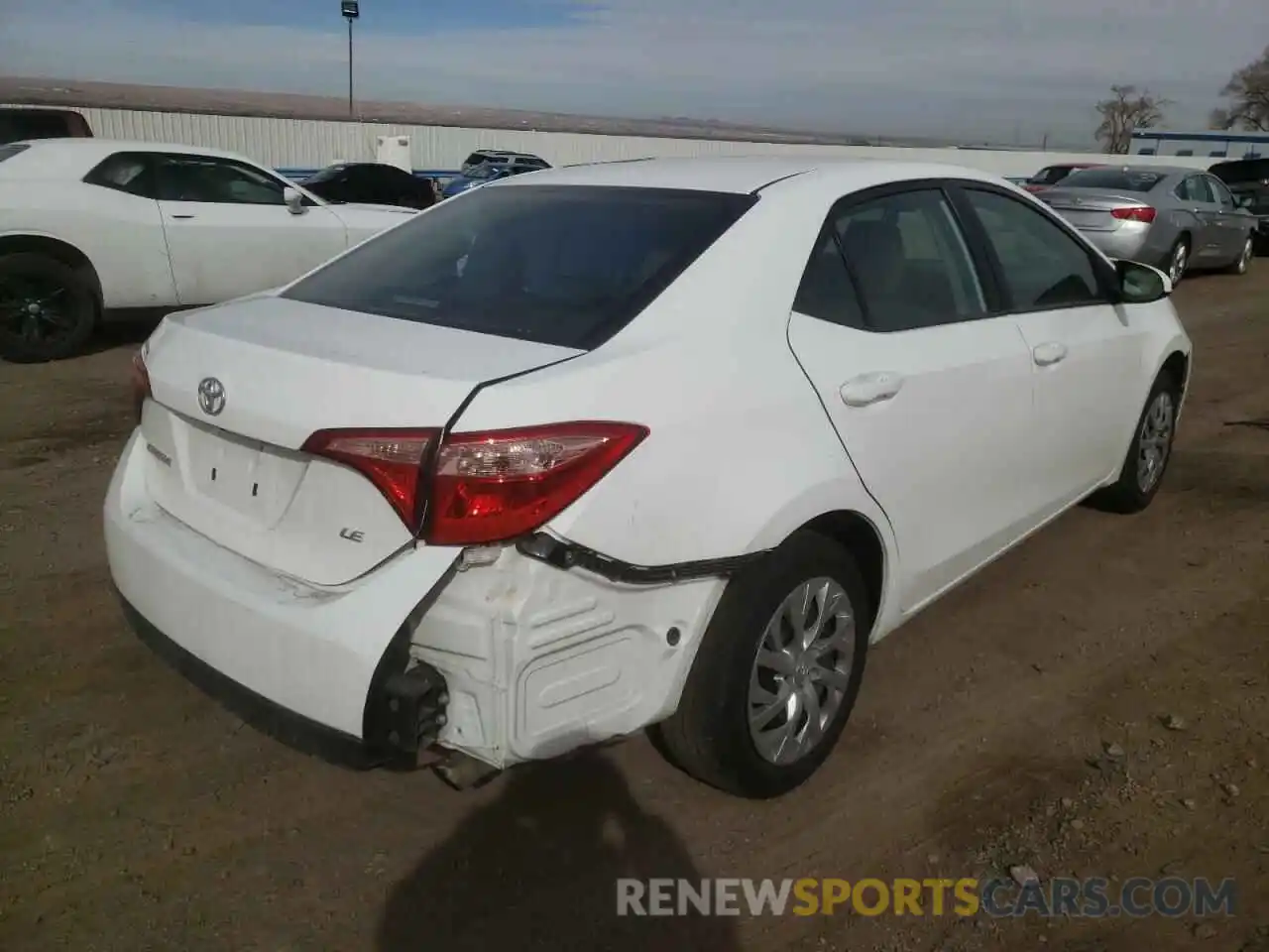 4 Photograph of a damaged car 2T1BURHE0KC208888 TOYOTA COROLLA 2019