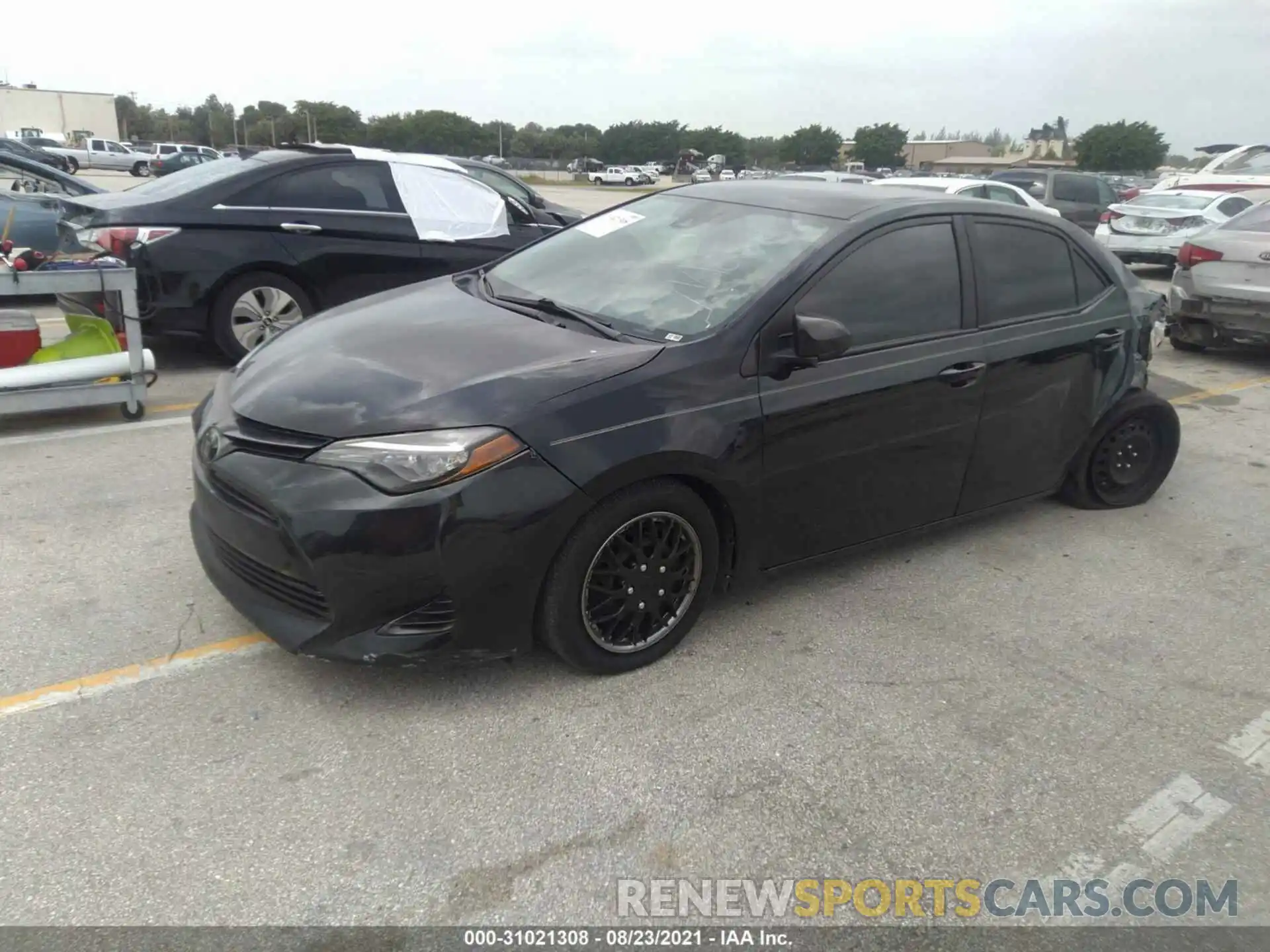 2 Photograph of a damaged car 2T1BURHE0KC209362 TOYOTA COROLLA 2019