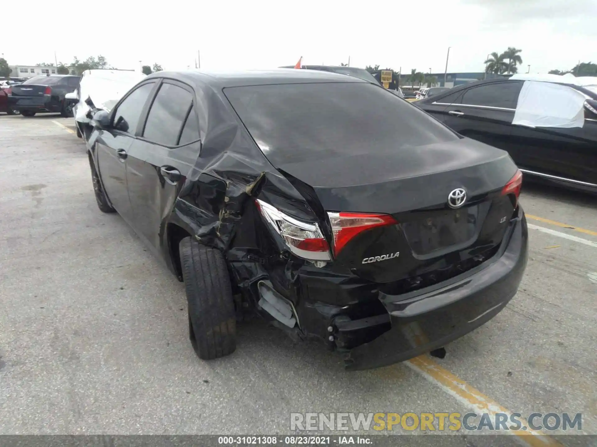 6 Photograph of a damaged car 2T1BURHE0KC209362 TOYOTA COROLLA 2019