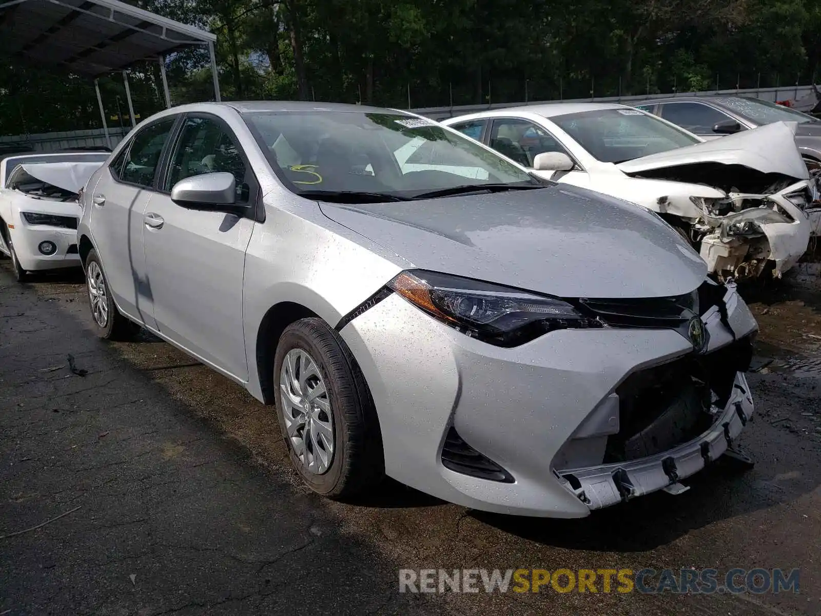 1 Photograph of a damaged car 2T1BURHE0KC209863 TOYOTA COROLLA 2019