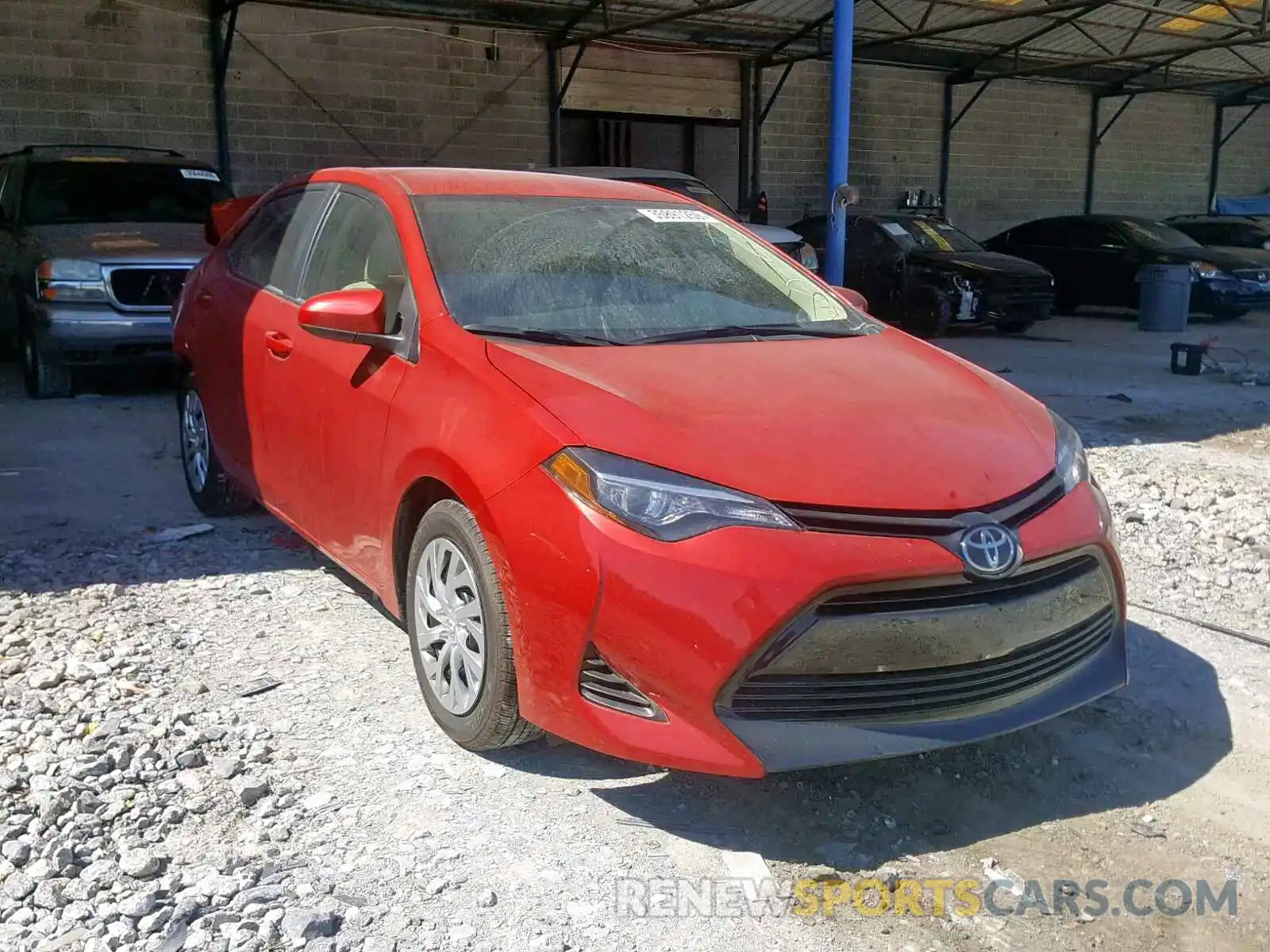 1 Фотография поврежденного автомобиля 2T1BURHE0KC210592 TOYOTA COROLLA 2019