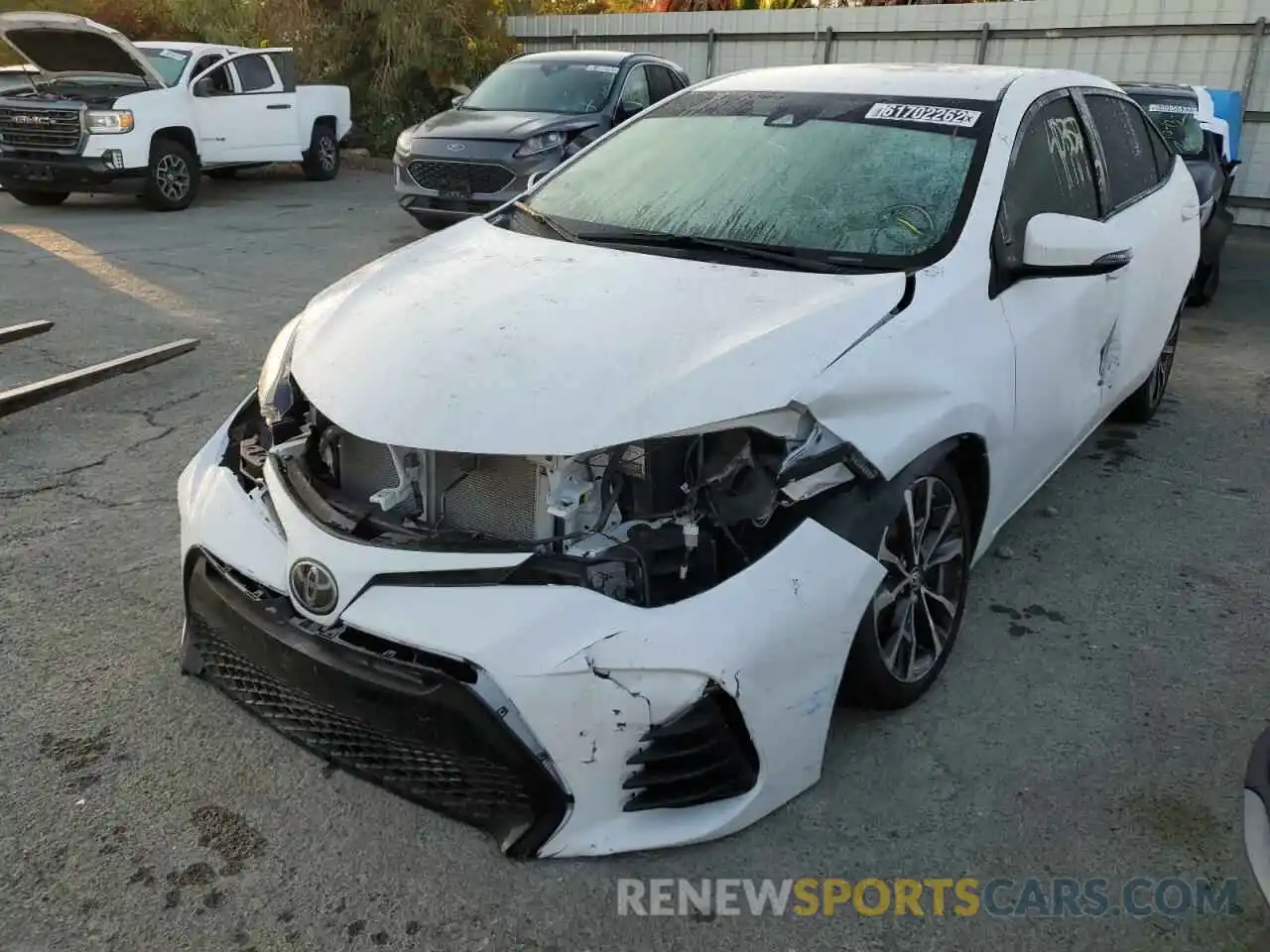 2 Photograph of a damaged car 2T1BURHE0KC210916 TOYOTA COROLLA 2019