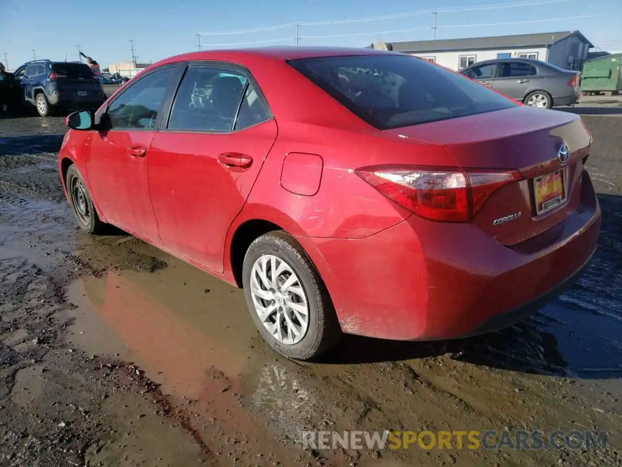 3 Photograph of a damaged car 2T1BURHE0KC210933 TOYOTA COROLLA 2019