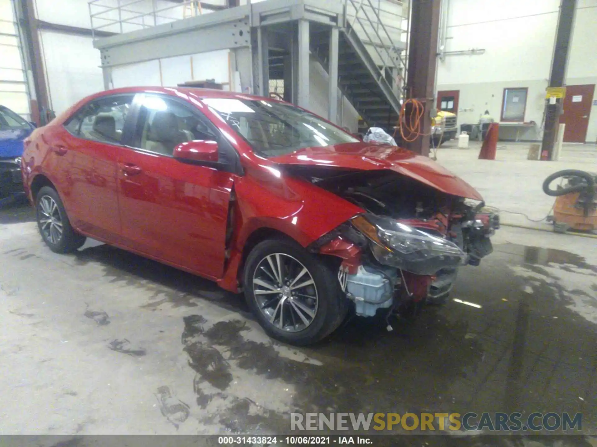 1 Photograph of a damaged car 2T1BURHE0KC211743 TOYOTA COROLLA 2019