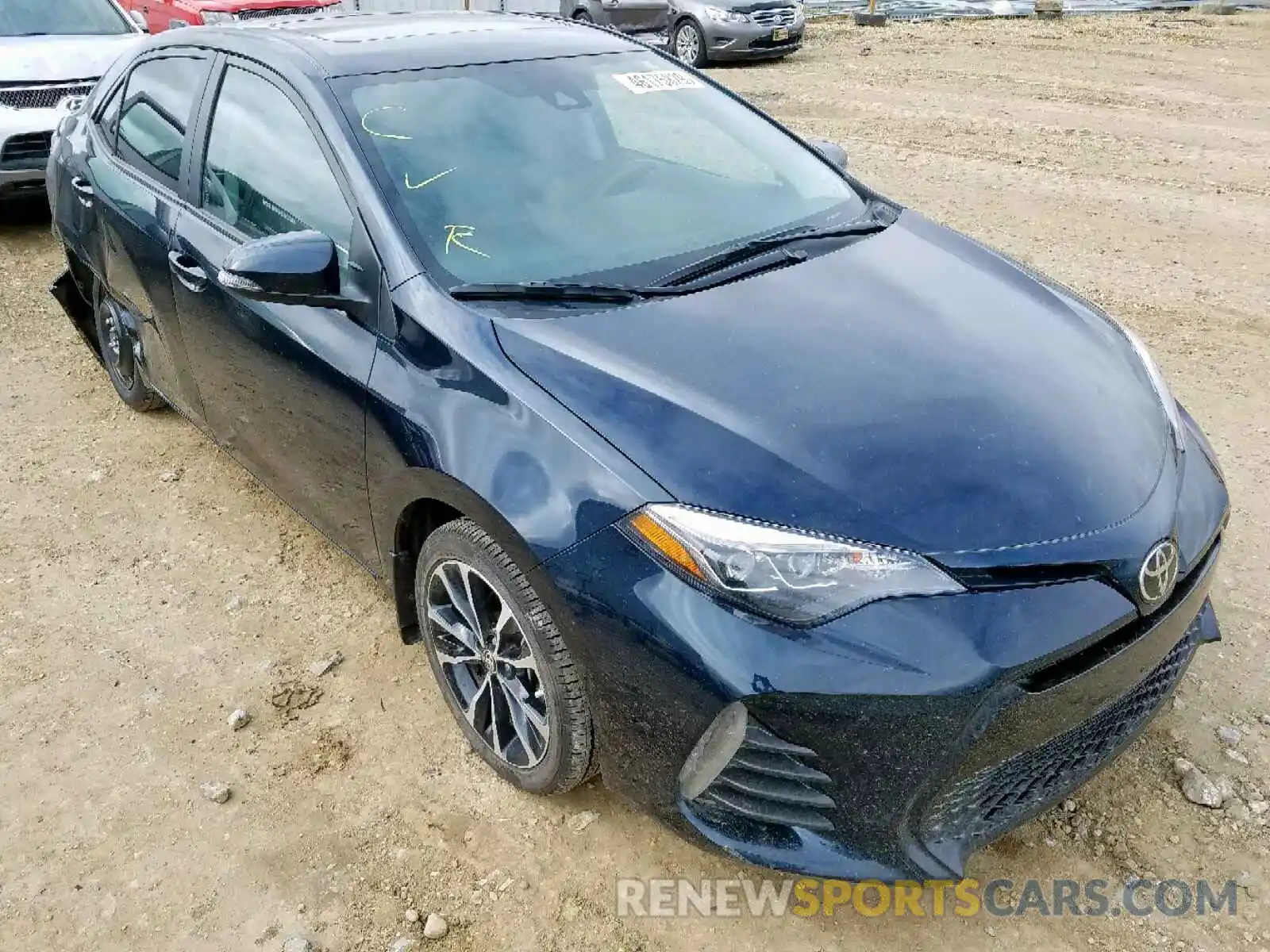 1 Photograph of a damaged car 2T1BURHE0KC211757 TOYOTA COROLLA 2019