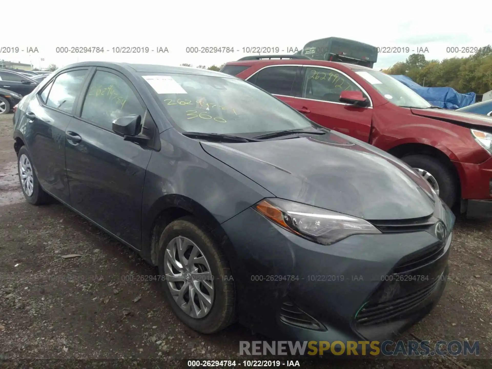 1 Photograph of a damaged car 2T1BURHE0KC211760 TOYOTA COROLLA 2019