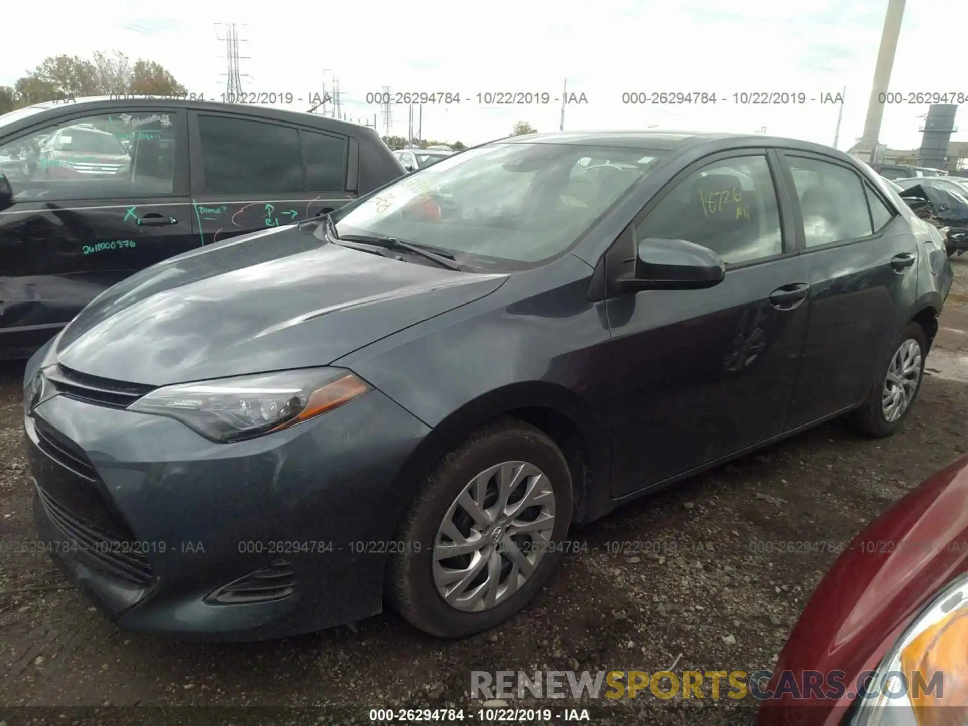 2 Photograph of a damaged car 2T1BURHE0KC211760 TOYOTA COROLLA 2019