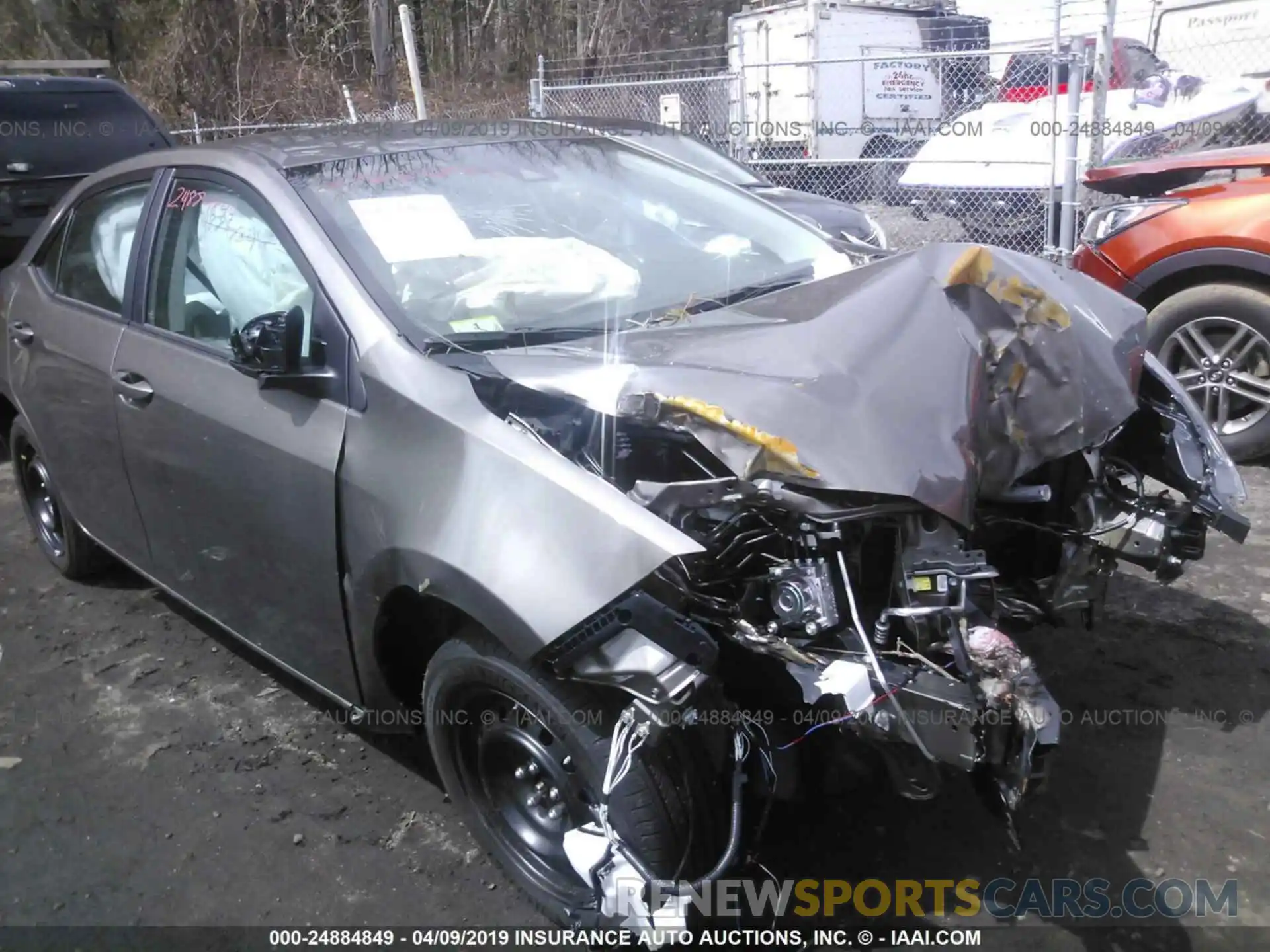 1 Photograph of a damaged car 2T1BURHE0KC211855 TOYOTA COROLLA 2019