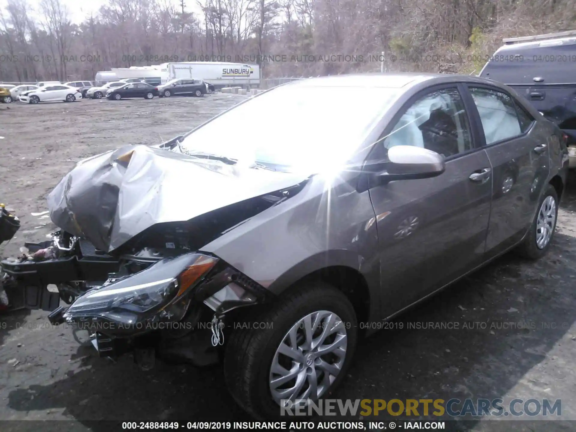 2 Photograph of a damaged car 2T1BURHE0KC211855 TOYOTA COROLLA 2019