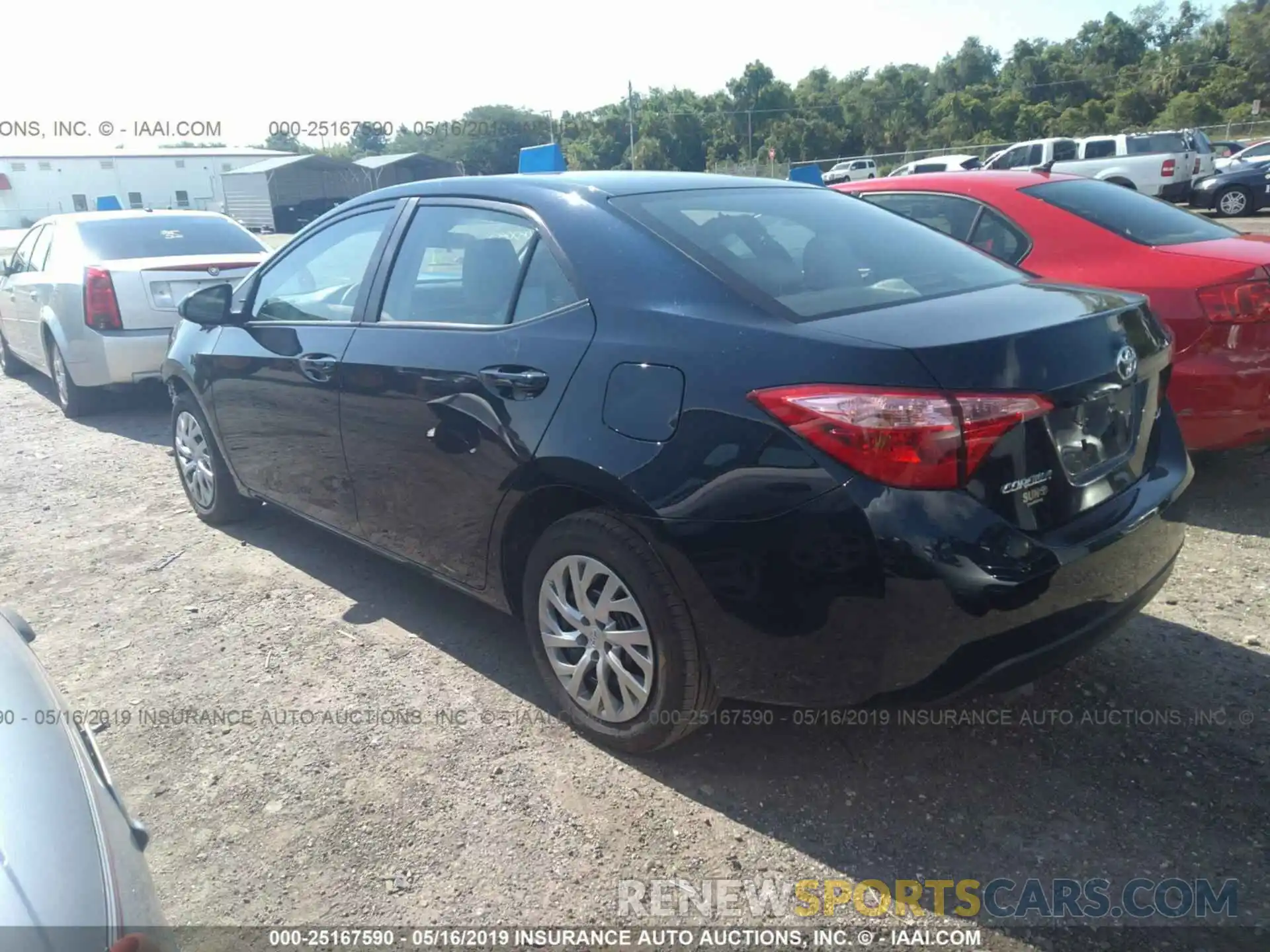 3 Photograph of a damaged car 2T1BURHE0KC212150 TOYOTA COROLLA 2019