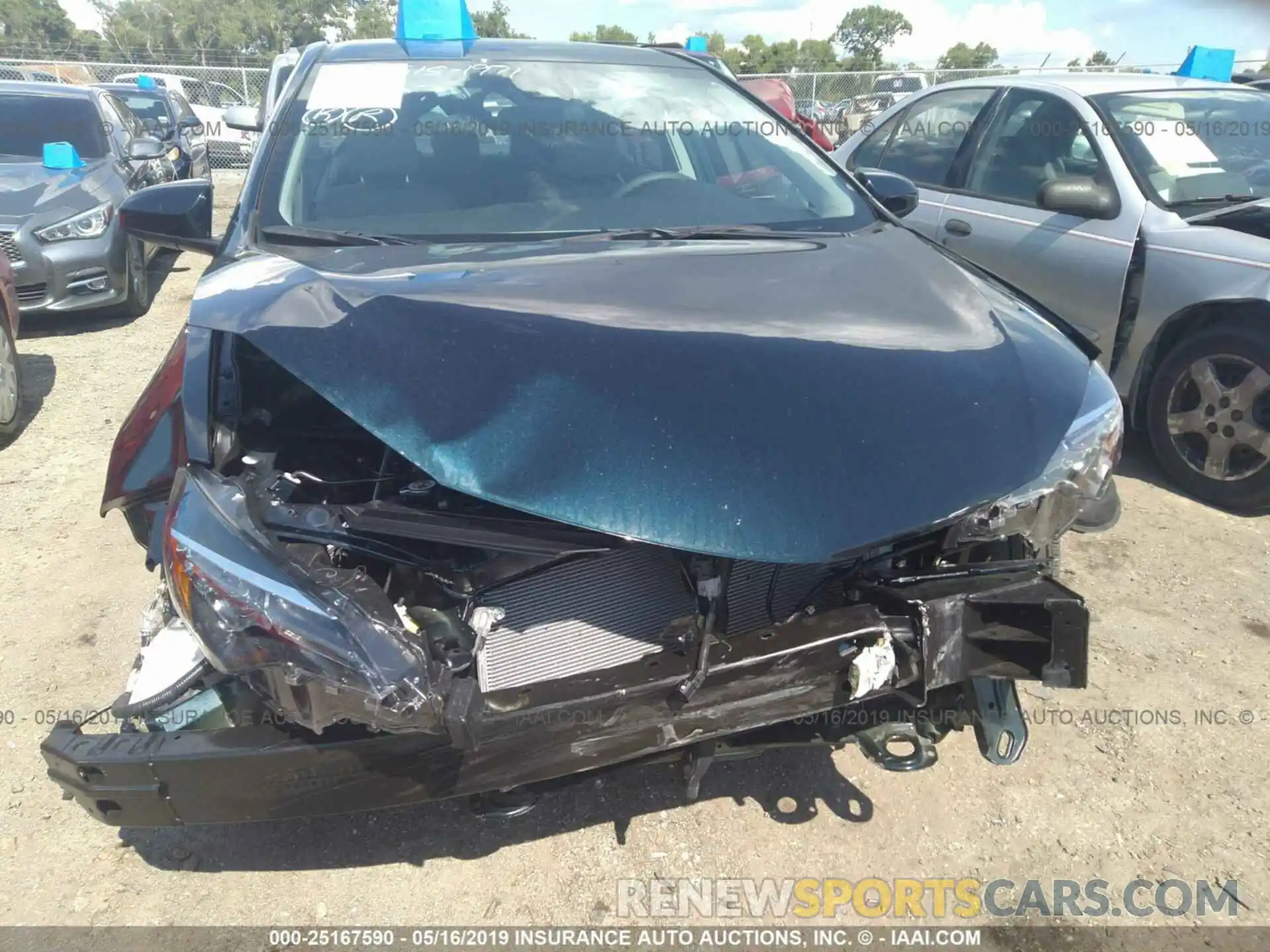 6 Photograph of a damaged car 2T1BURHE0KC212150 TOYOTA COROLLA 2019