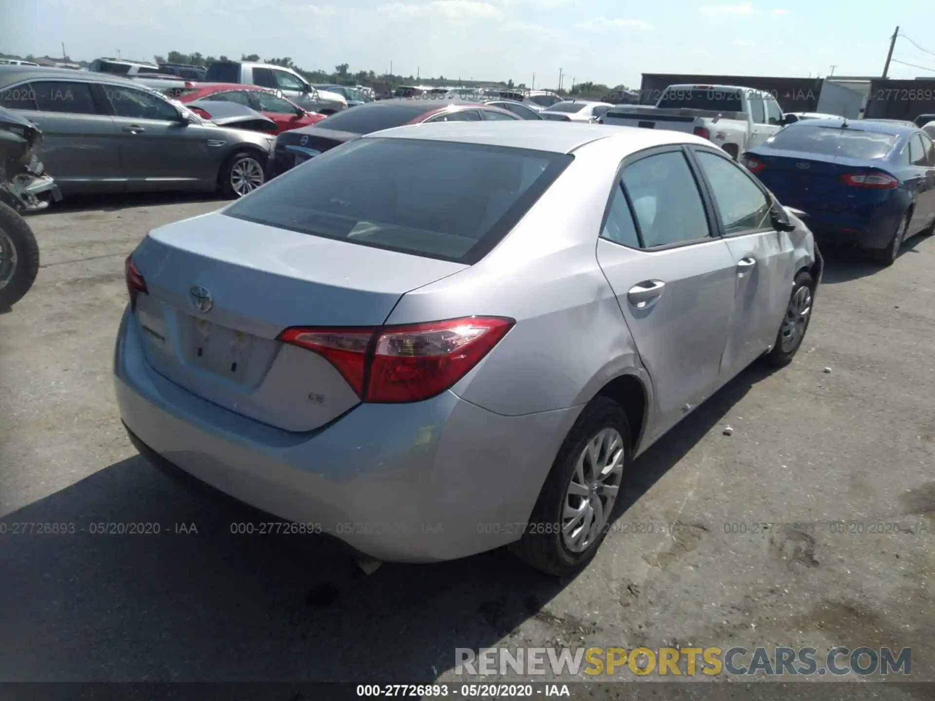 4 Photograph of a damaged car 2T1BURHE0KC213265 TOYOTA COROLLA 2019